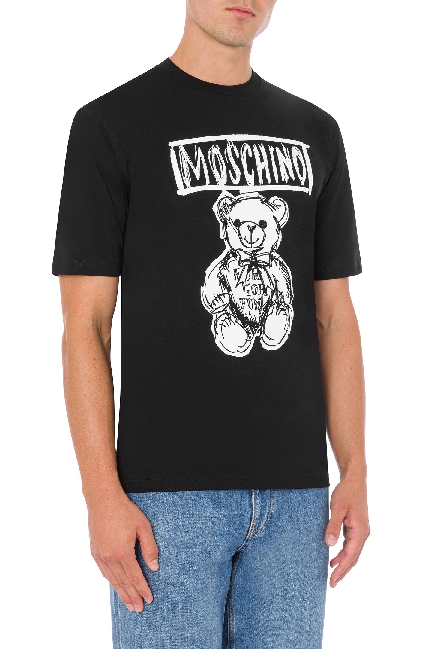 T-SHIRT MOSCHINO TEDDY BEAR BLACK 1