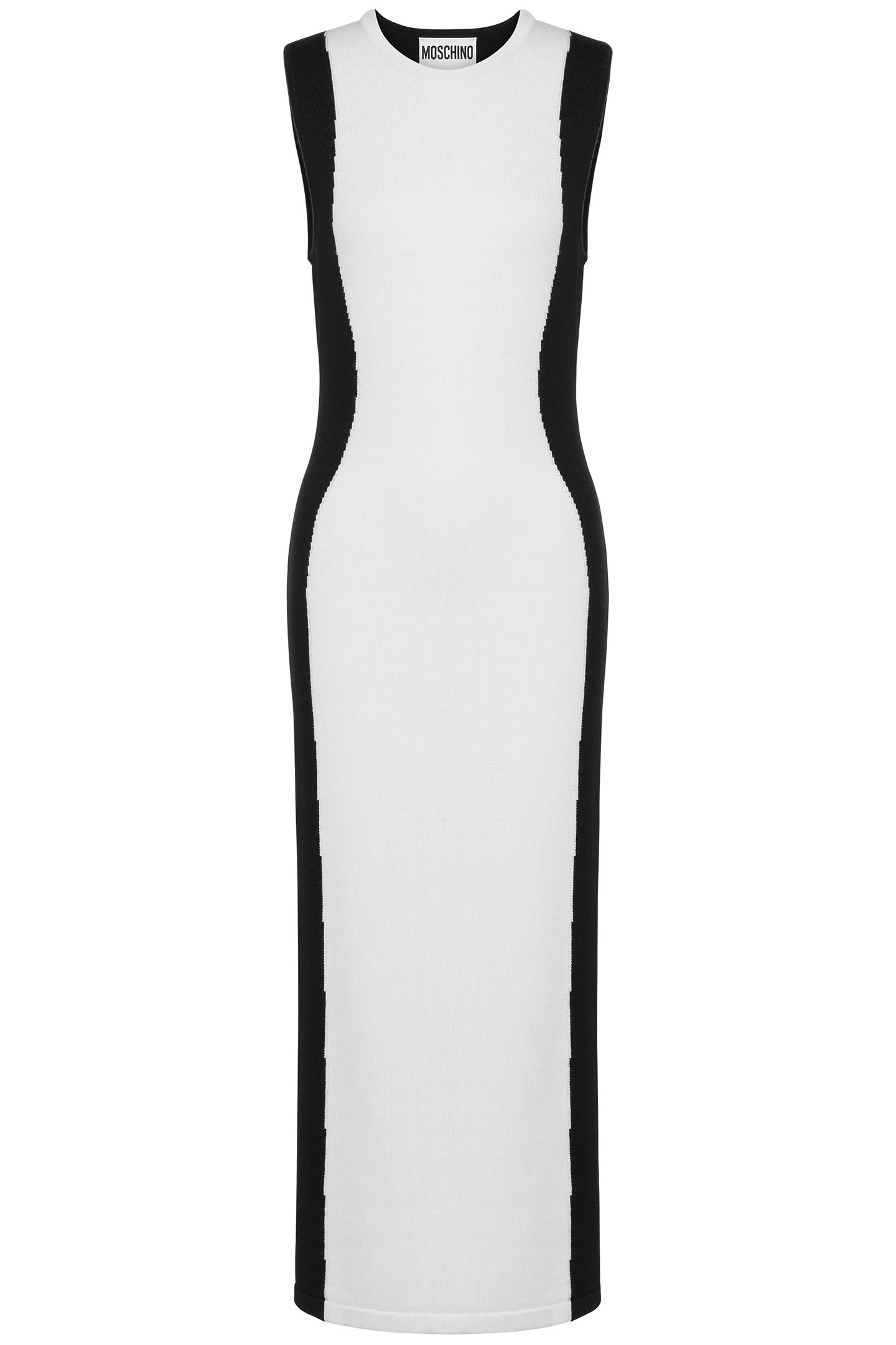 LONG MERINO WOOL DRESS WHITE 3