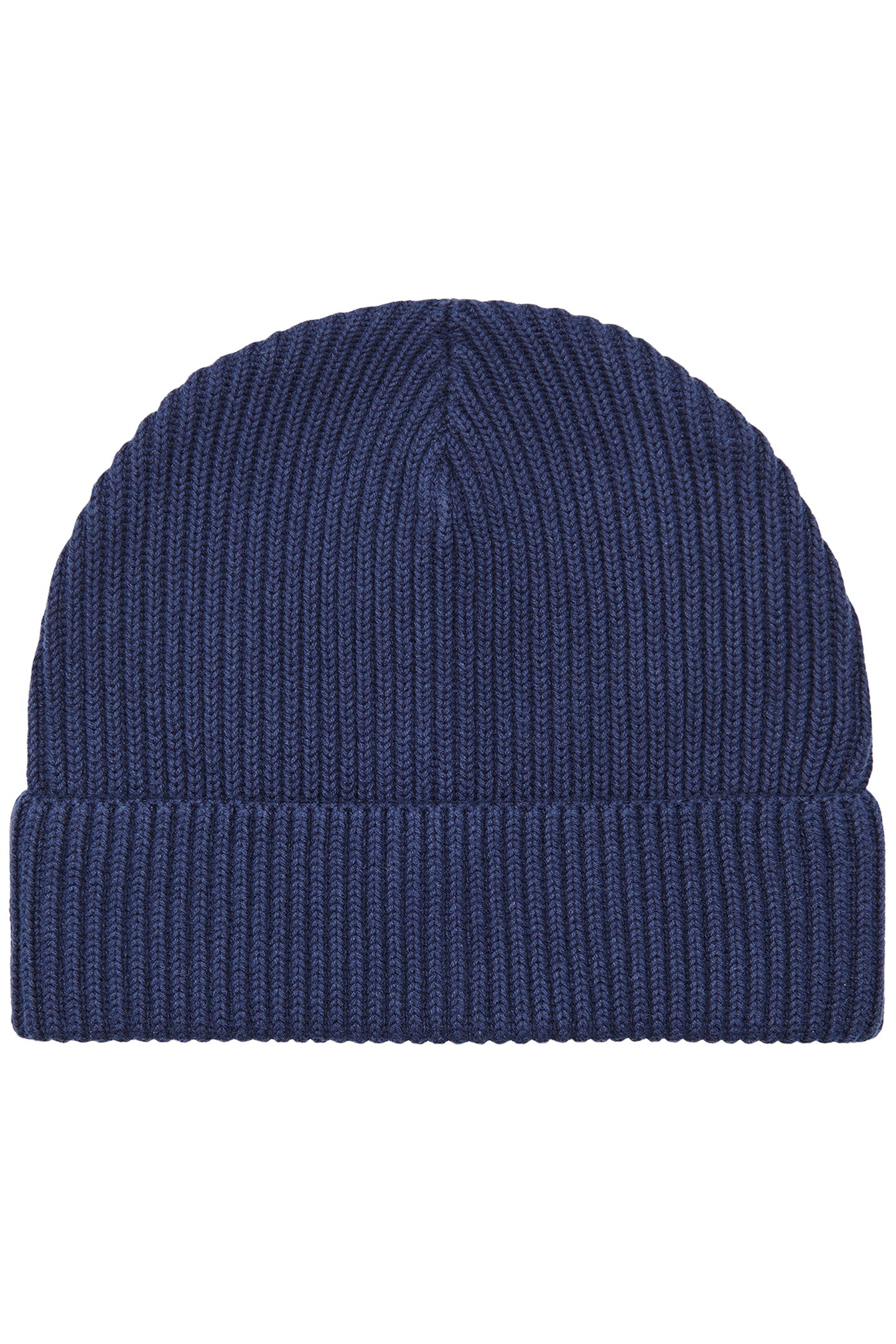 BEANIE ORGANIC COTTON-STRETCH NAVY 1