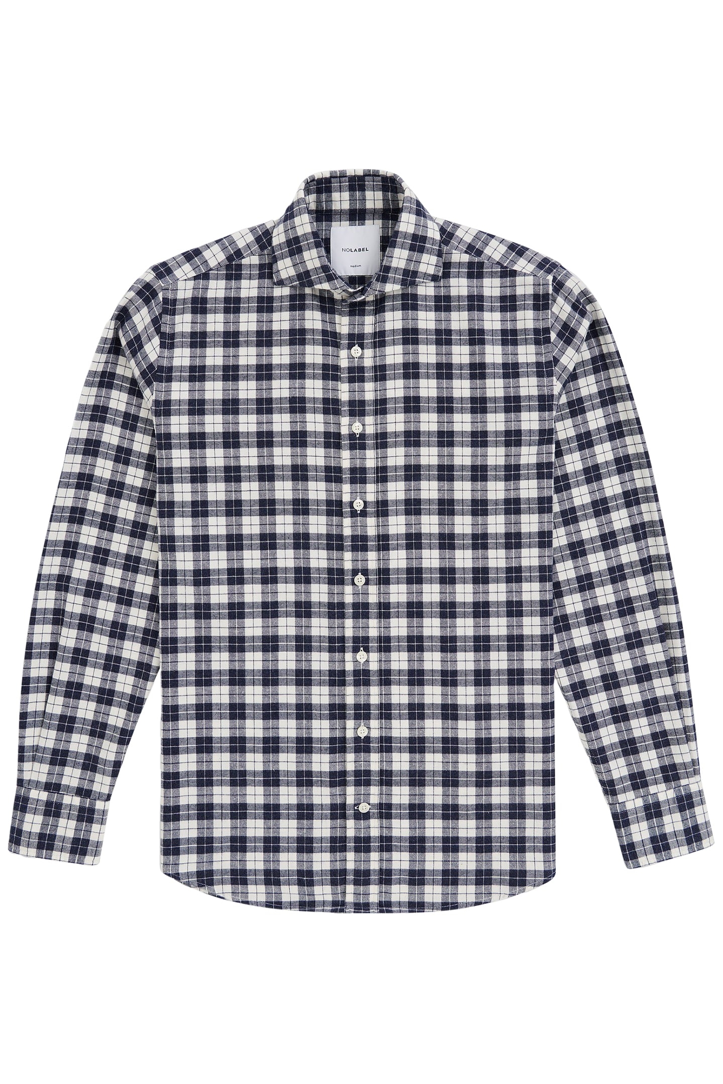 SPECIALIST CHECKED BRUSHED COTTON NAVY 2