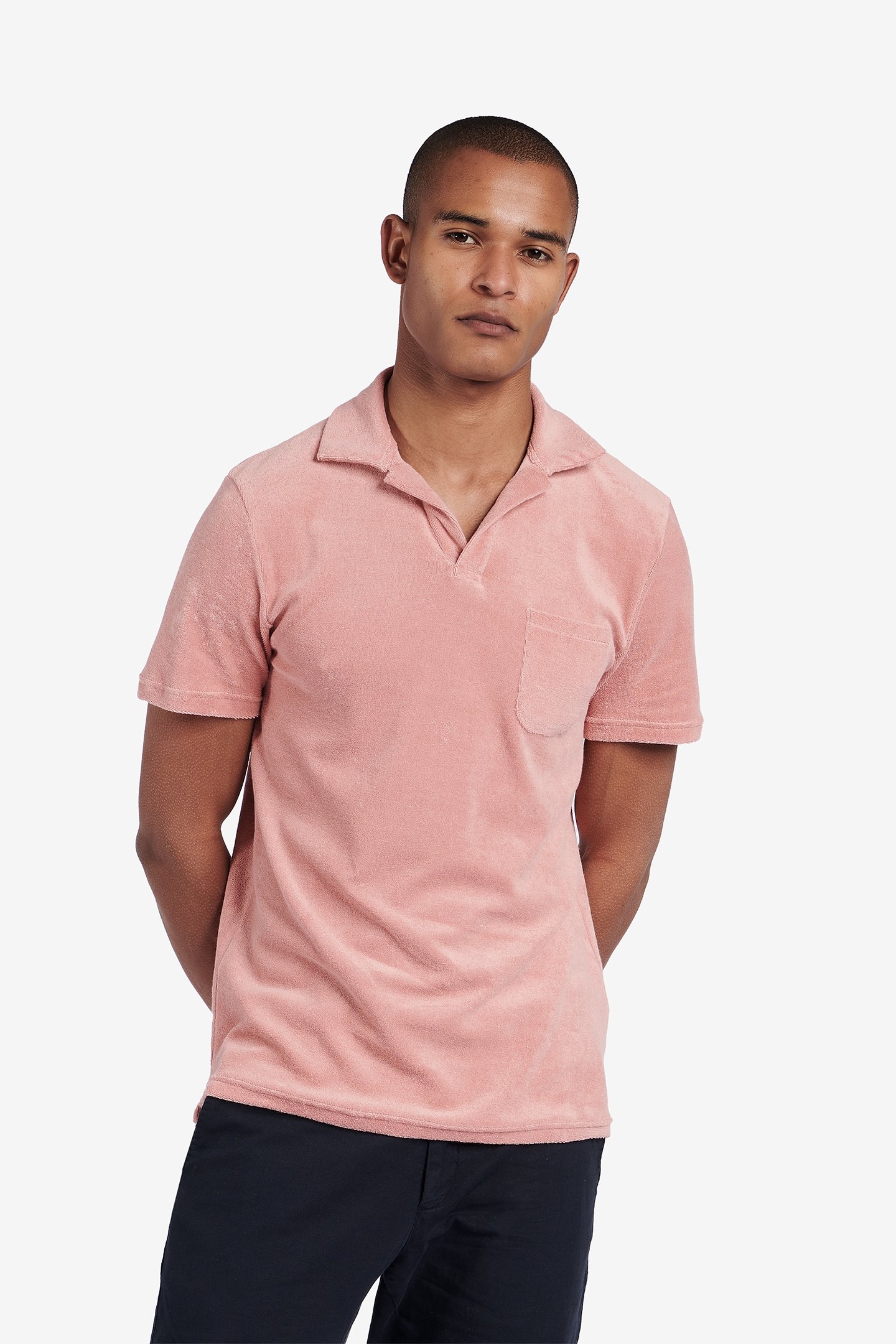 DUNWICH TERRY COTTON DARK PINK 1