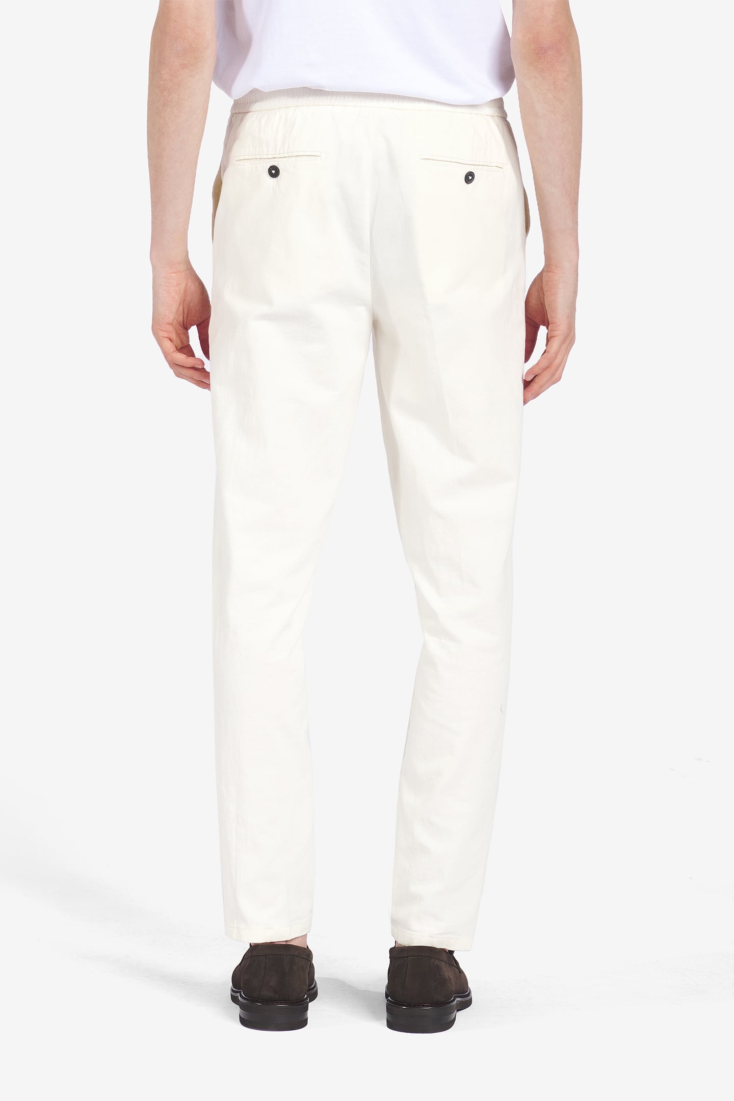 MONTREAL COTTON-LINEN STRETCH OFF WHITE 2