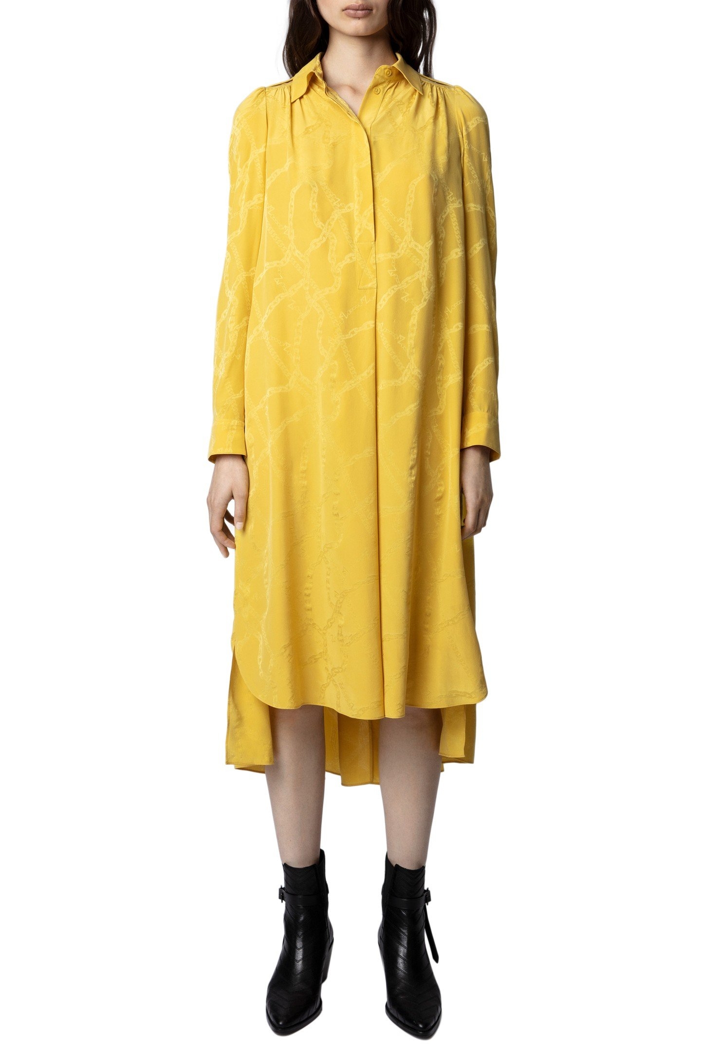 RALLYE JACQUARD CHAINES DRESS BUTTERCUP 1