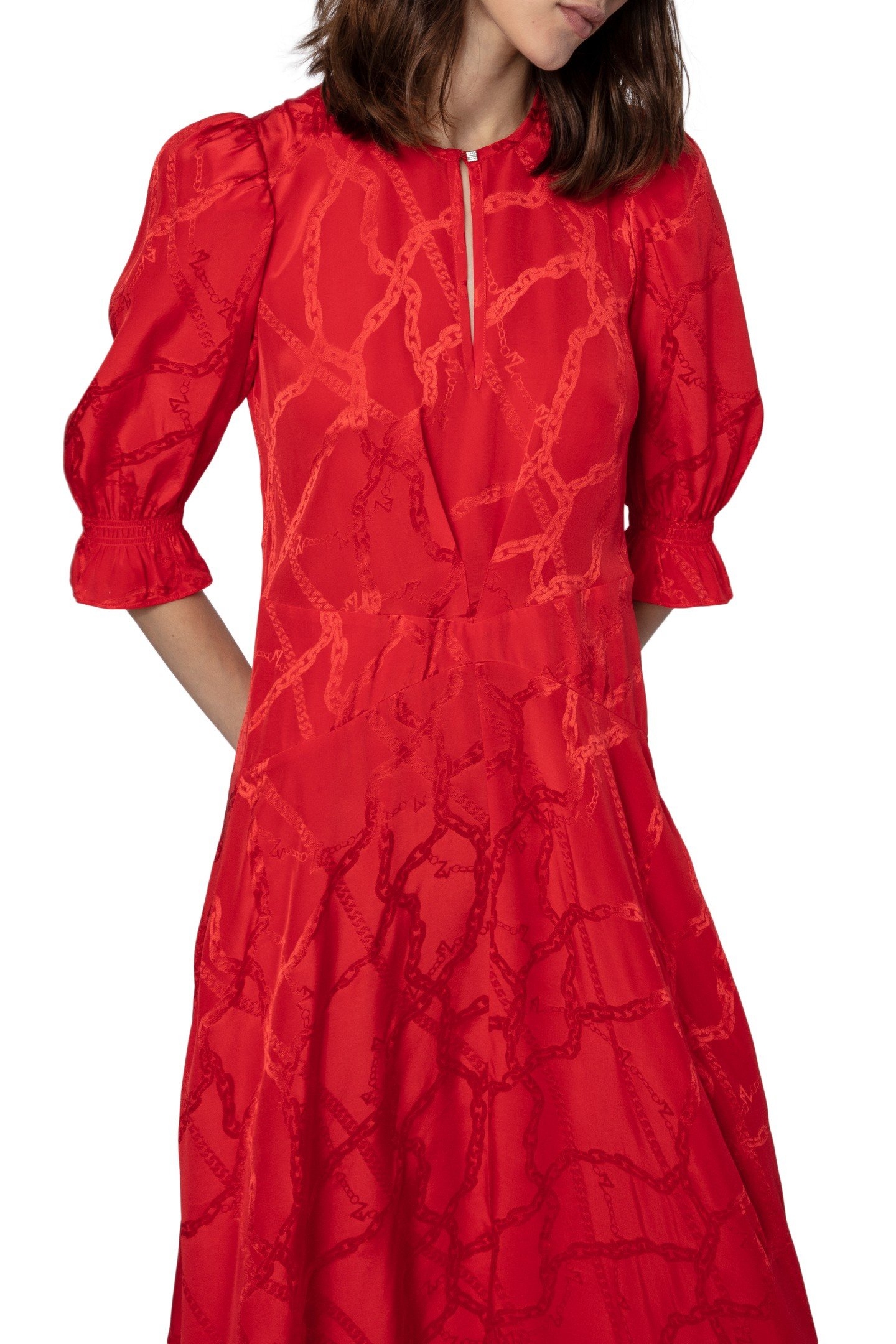 RANAGE JACQUARD CHAINES DRESS JAPON 5