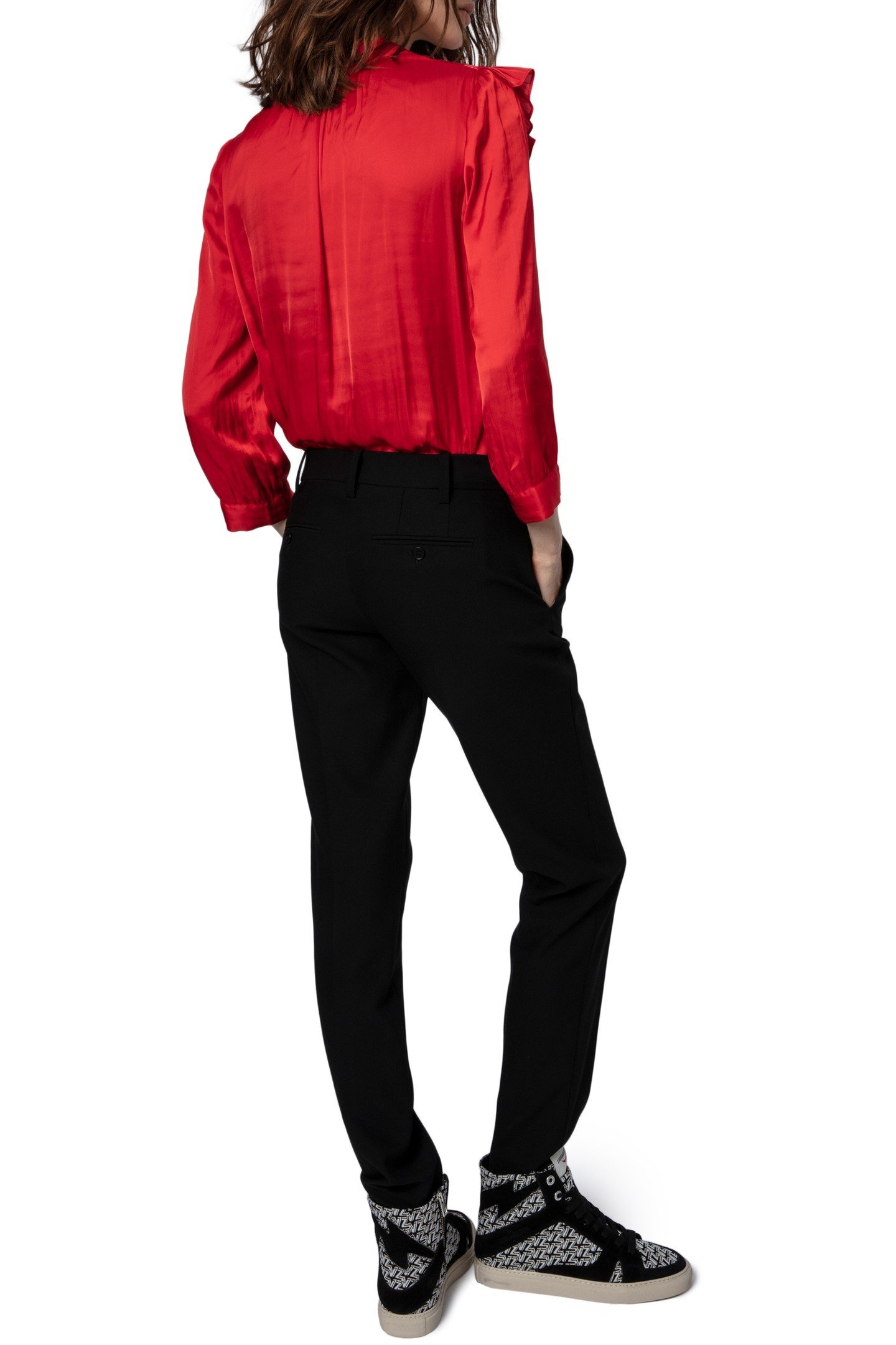 TYGG SATIN BLOUSE COQUELICOT 6
