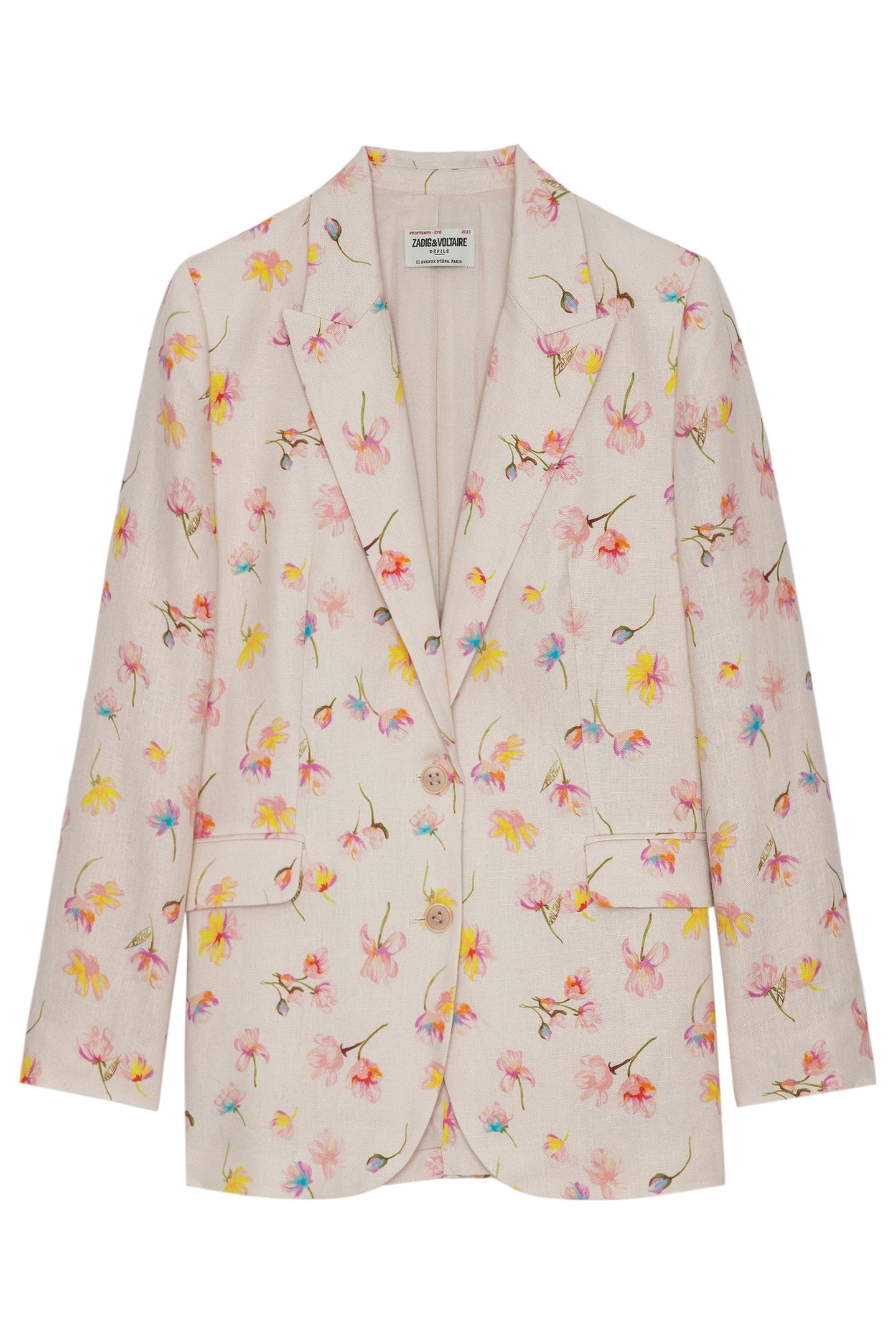 VEGY LINEN BLAZER VANILLE 5