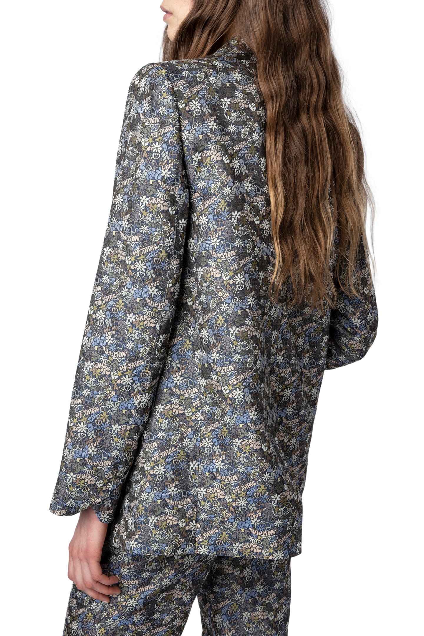 VEGY FLORAL JACQUARD LIBERTY BLAZER MULTICOLOR 6