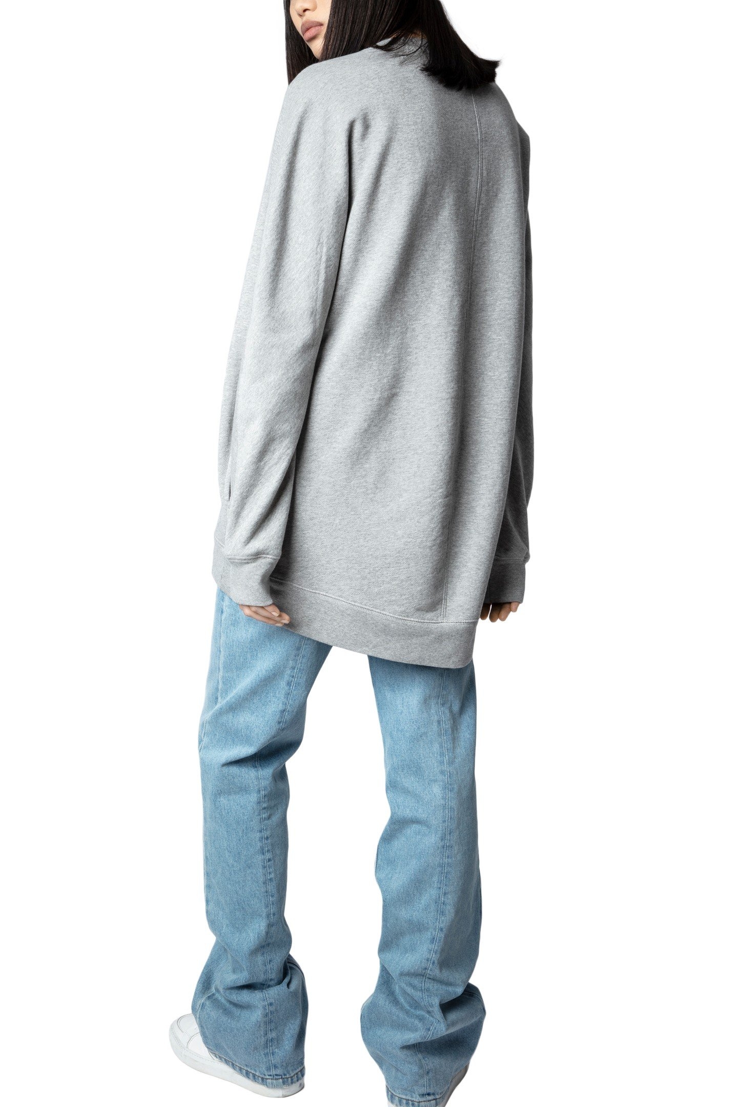 FREYA PHOTOPRINT MOUTH DRESS GRIS CHINE 6