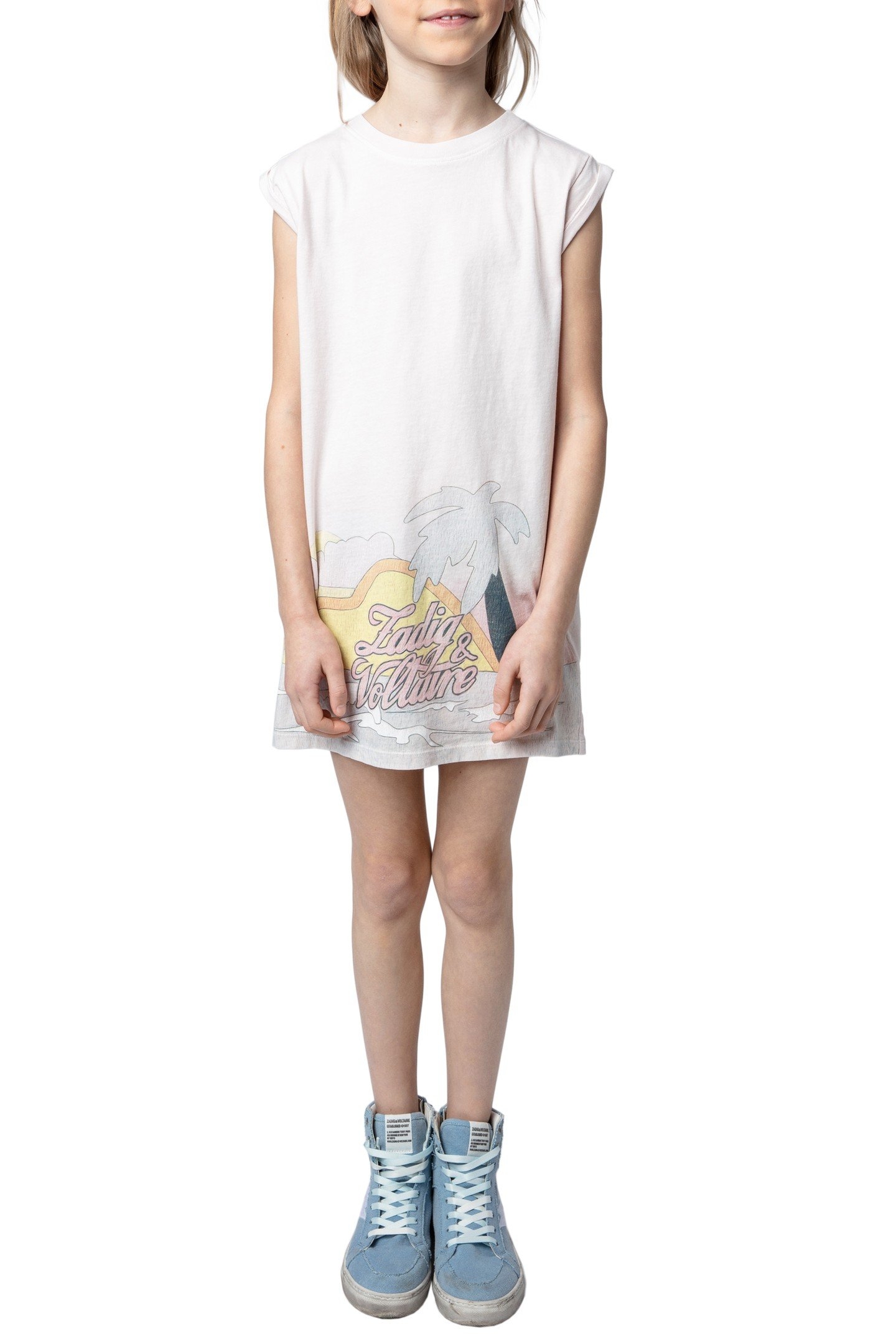 LUCE GIRL DRESS ROSE 1