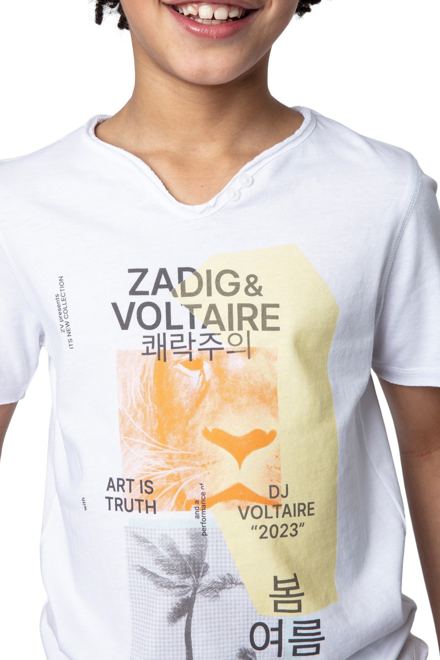 BOXER BOYS SHORT SLEEVES BLANC 7