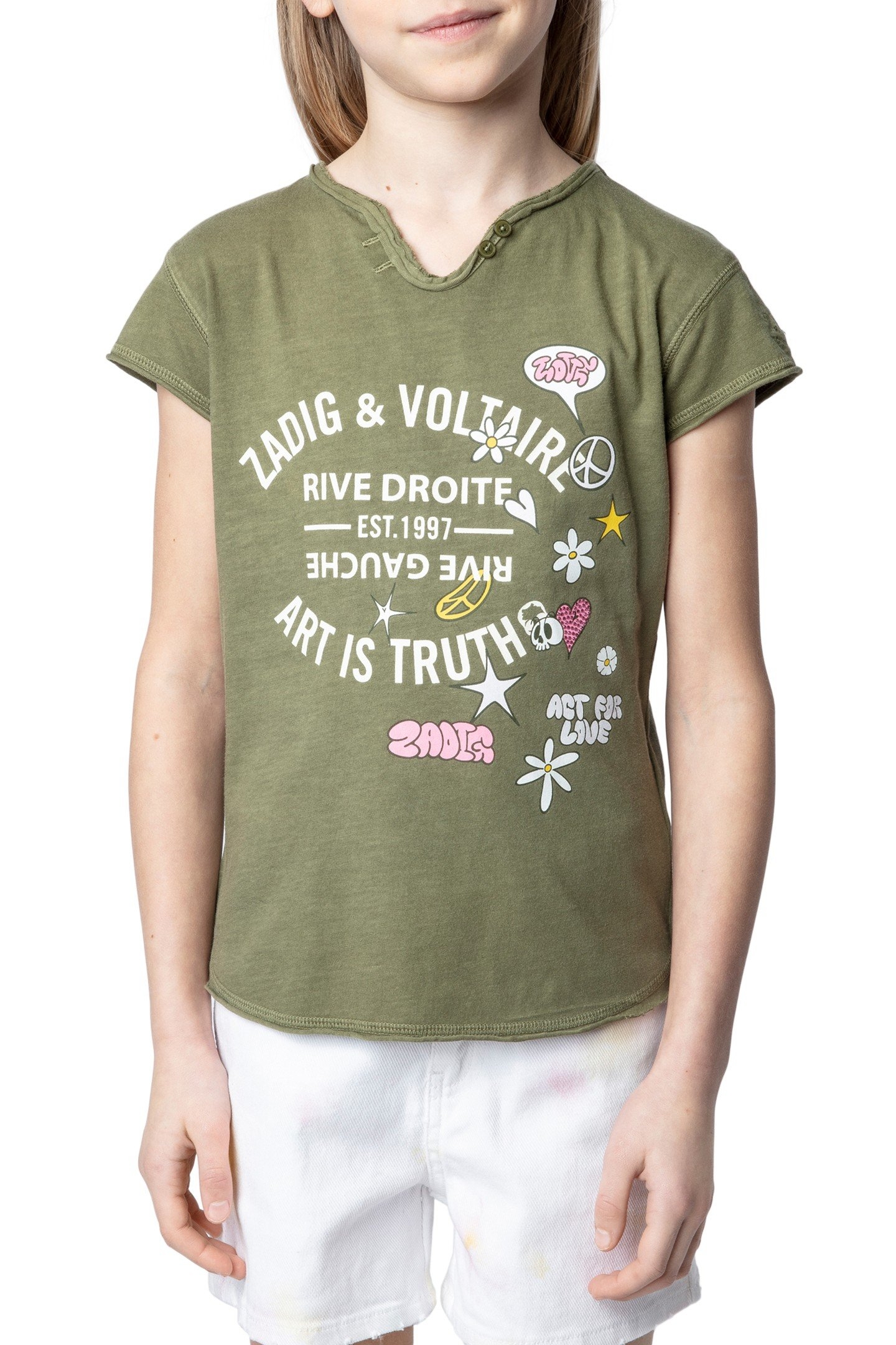 BOXO GIRL T-SHIRT ARMY 1