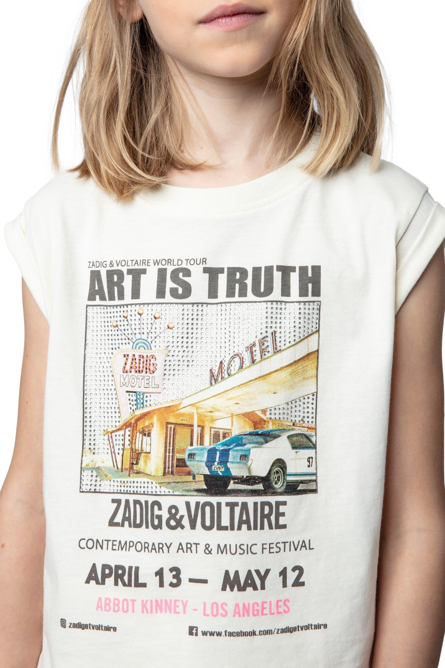 JO PHOTOPRINT GIRL T-SHIRT LAIT 7