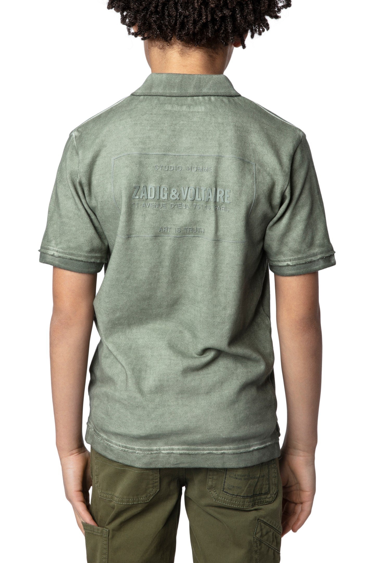 TROT BOYS POLO KAKI CLAIR 2