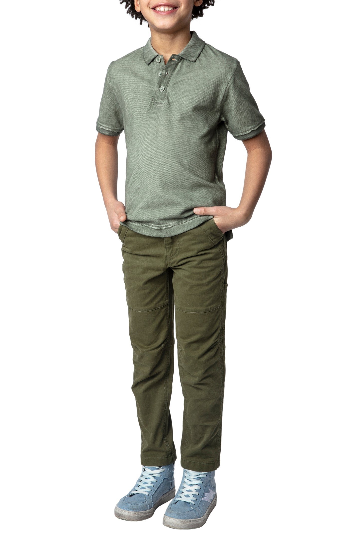 TROT BOYS POLO KAKI CLAIR 5