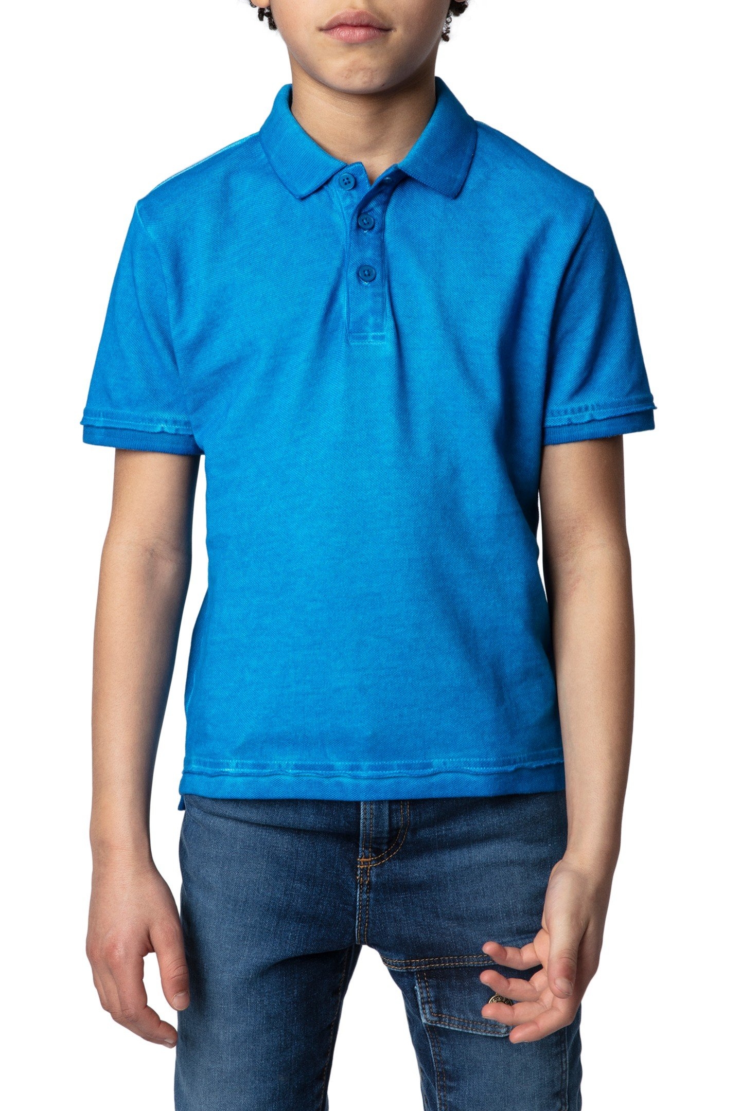 TROT BOYS POLO BLUE 1
