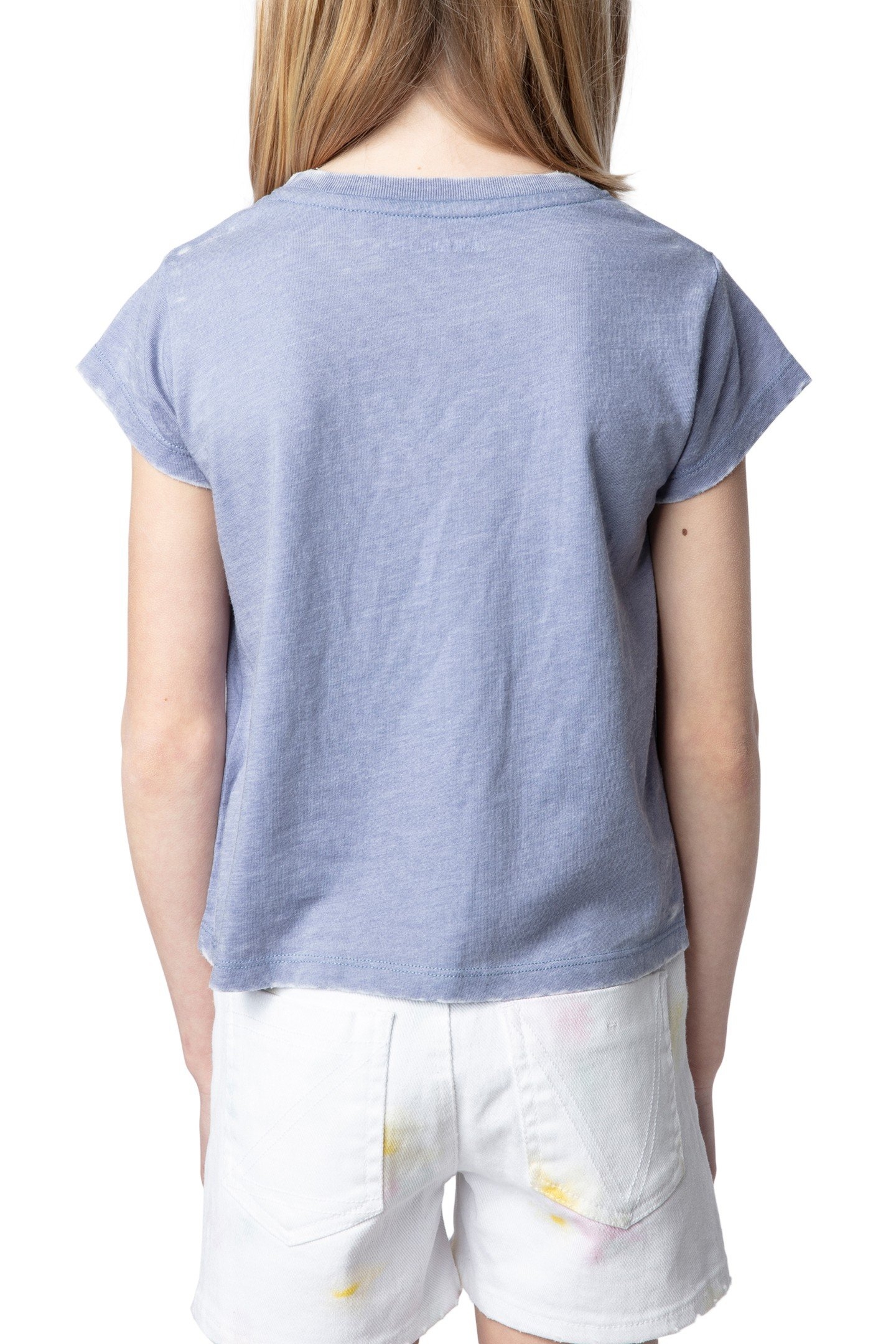 NIELS GIRL T-SHIRT BLUE DE GRIS 2