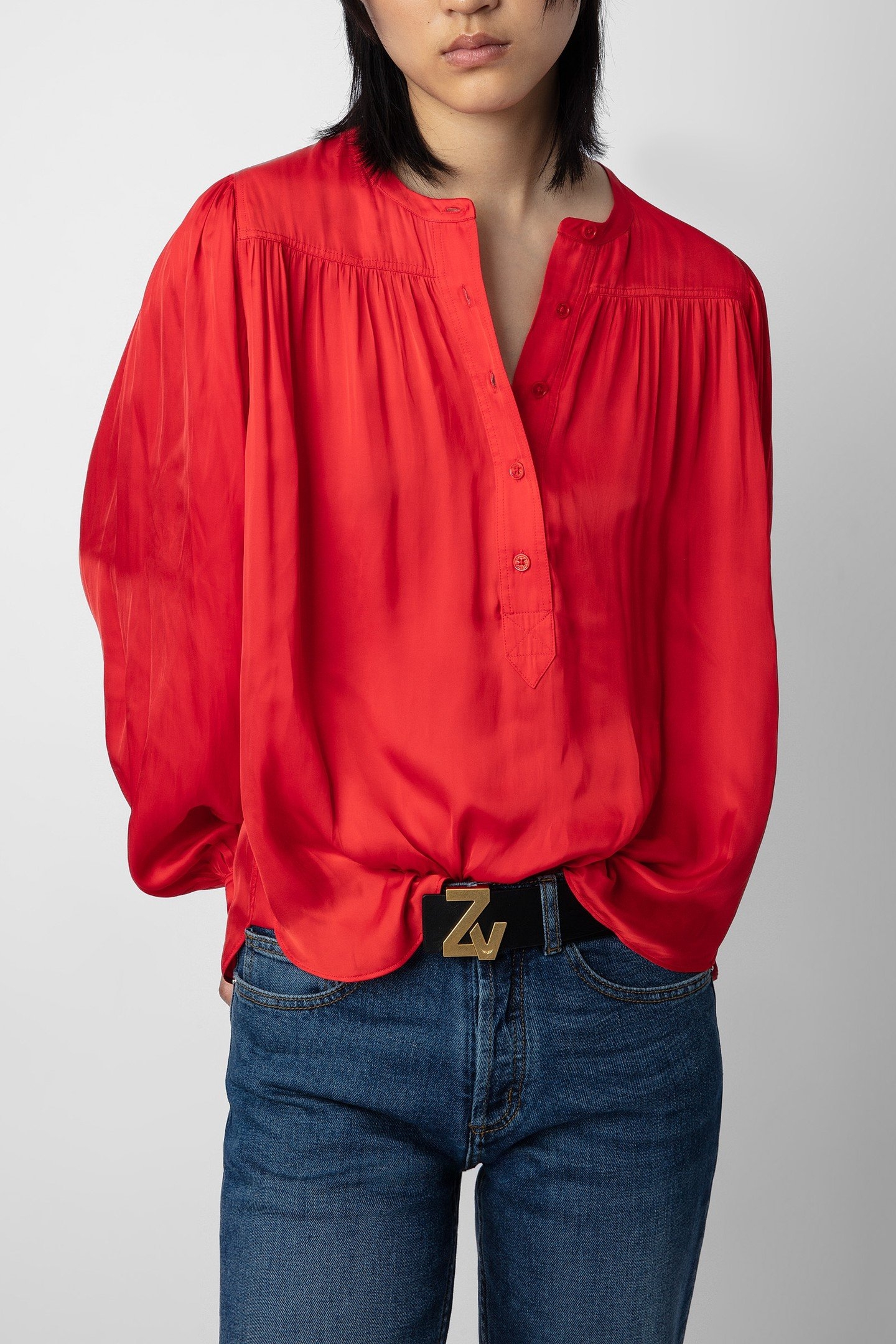 TIGY SATIN BLOUSE JAPON 1