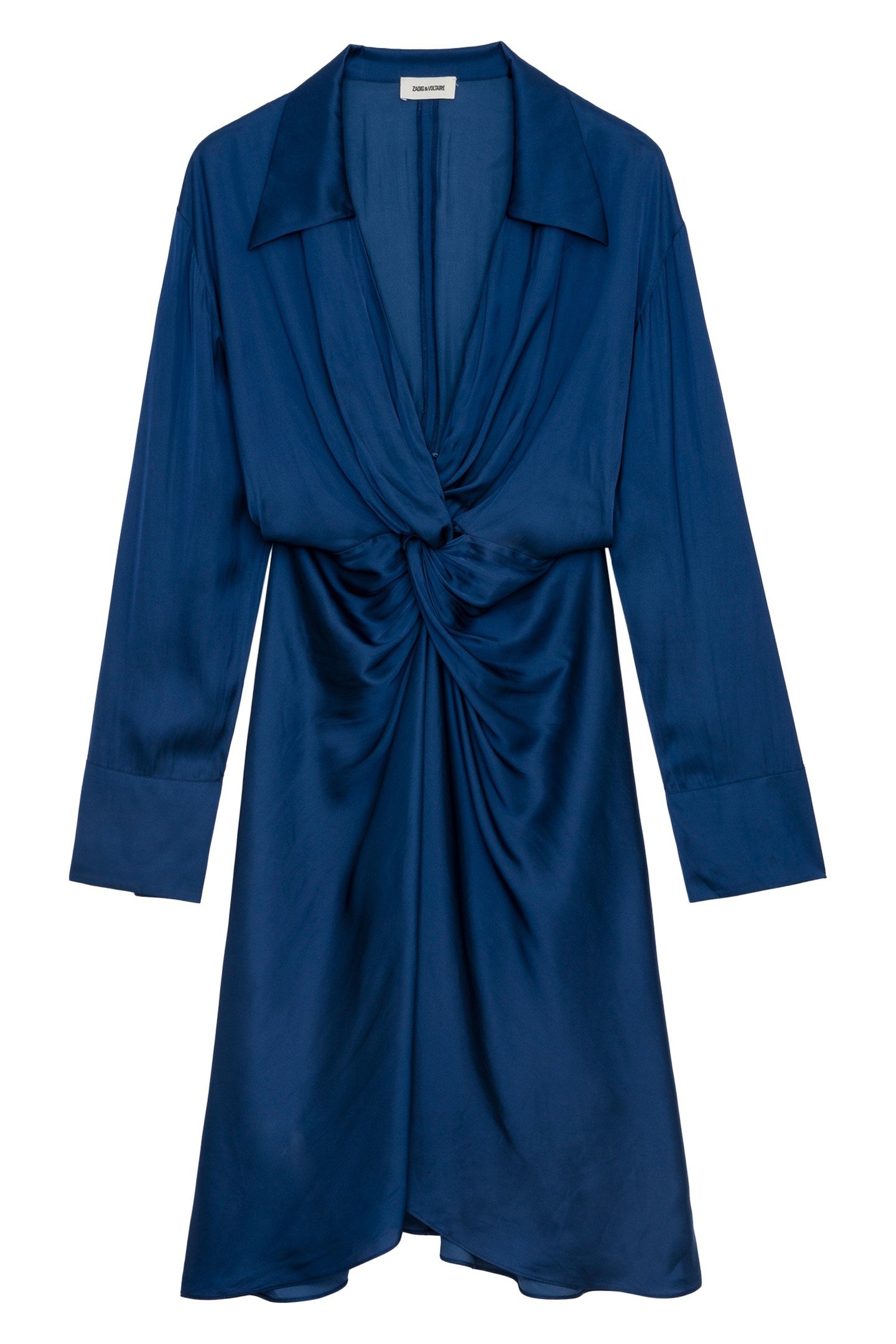 ROZO SATIN DRESS BLUE ROI 4