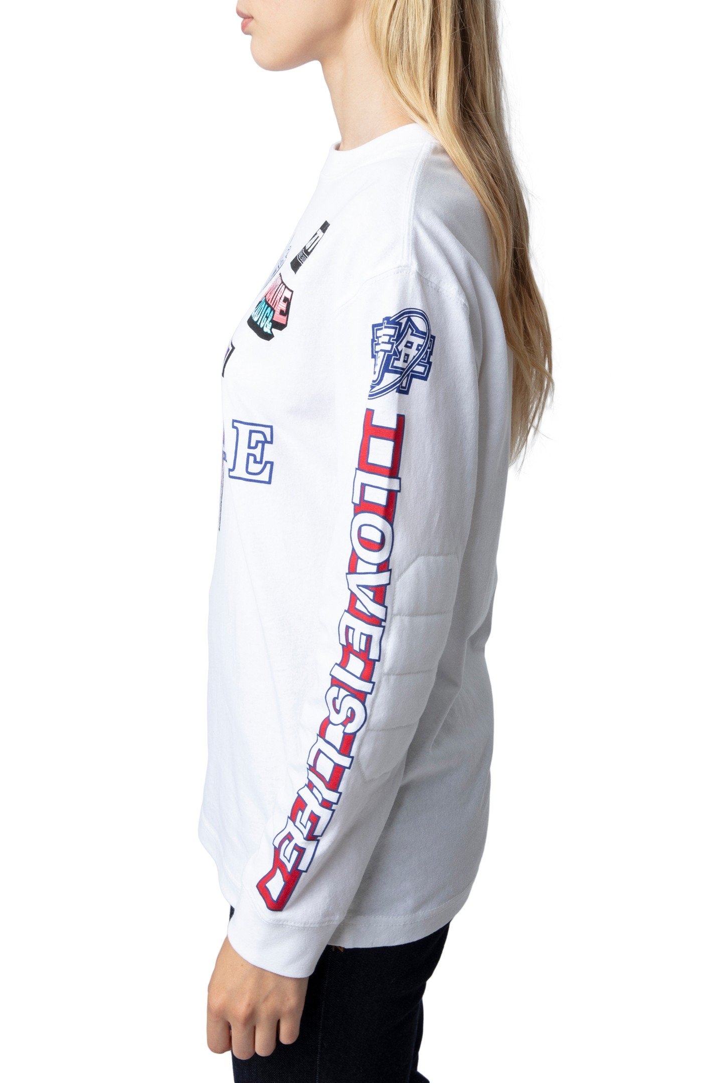 UNISEX NOANE VOLTAIRE MULTIBADGE BLANC 5