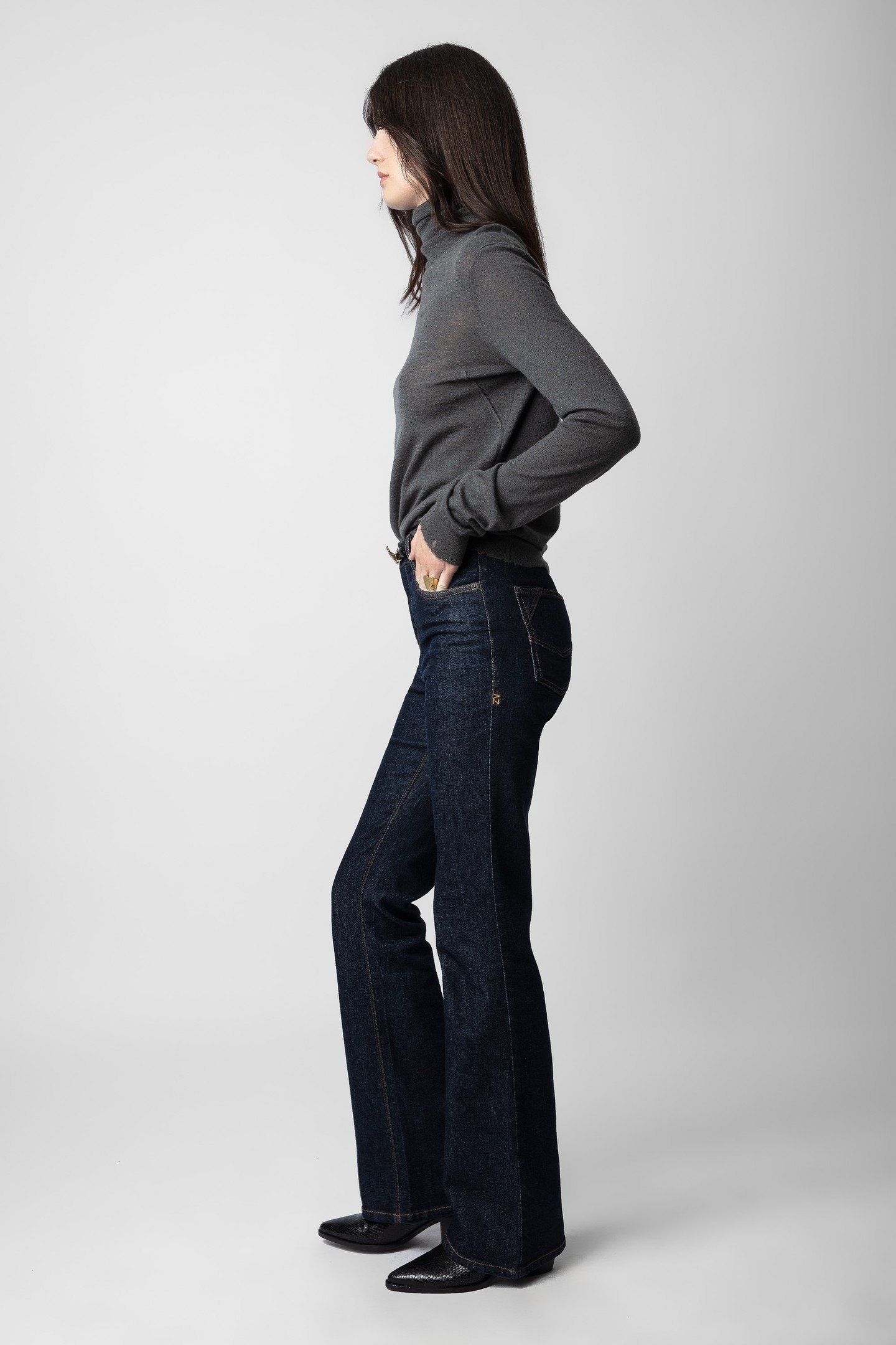 BOBBY CASHMERE SWEATER ARDOISE 3