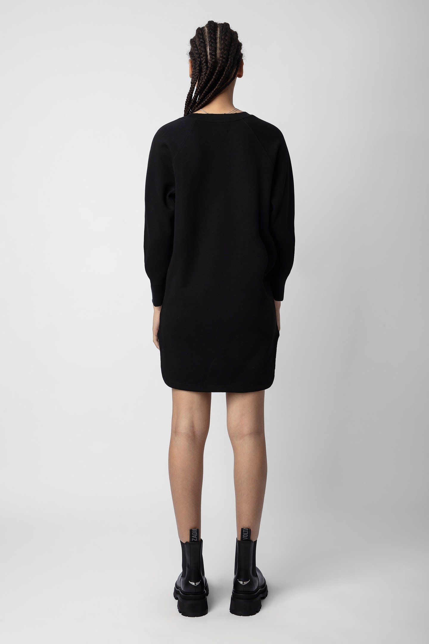 DIAZ PEACE&LOVE DRESS NOIR 2