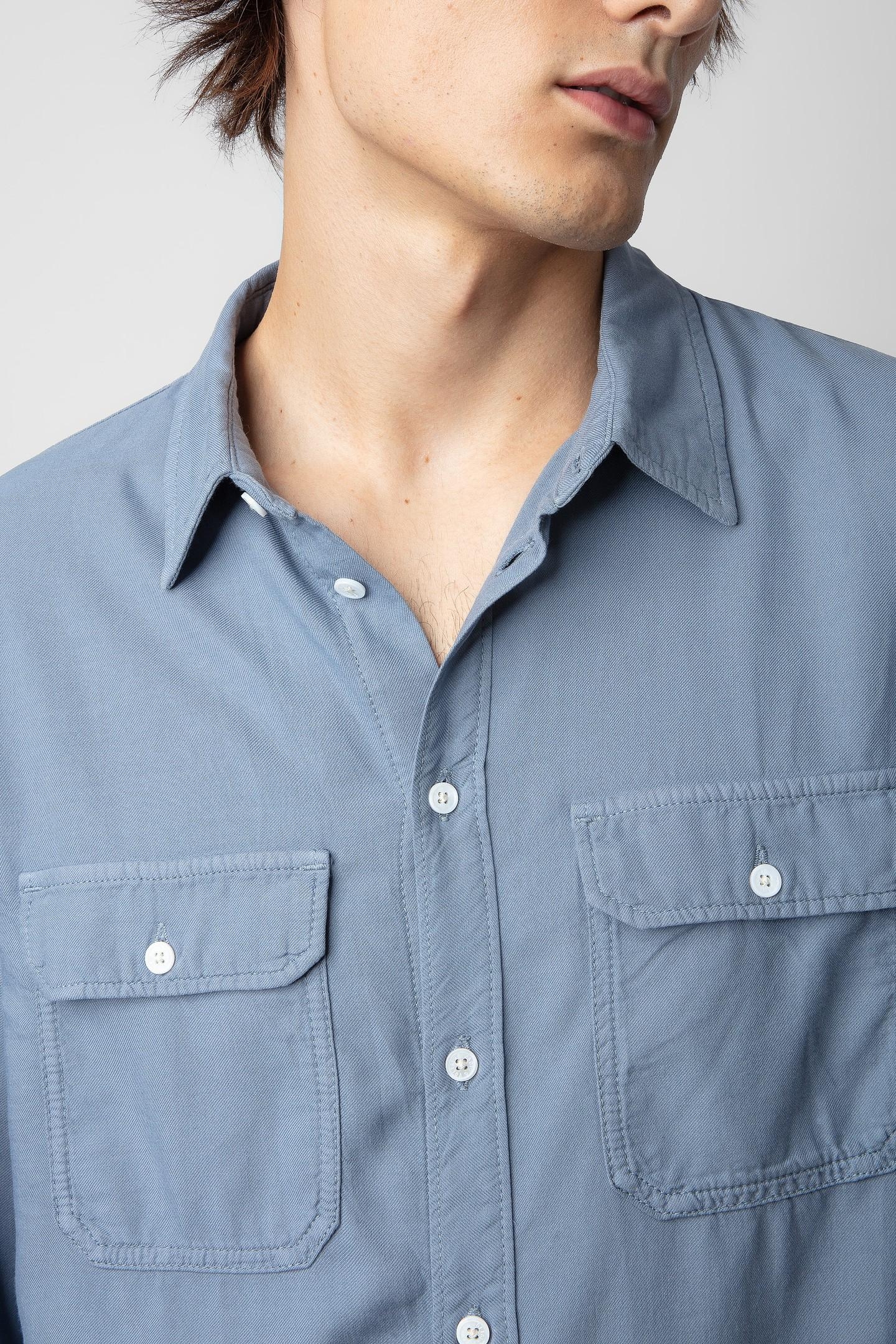 UNISEX STAN COTTON VISCOSE SHIRT HORIZON 8