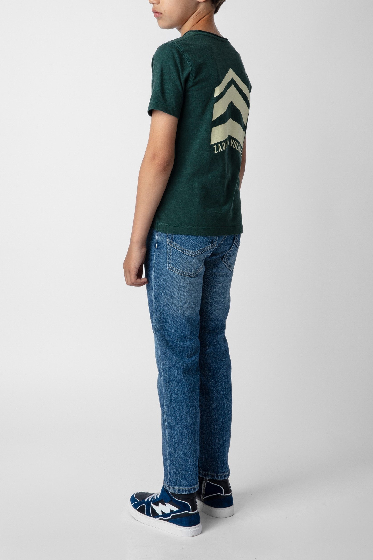 KITA BOYS T-SHIRT DARK GREEN 3