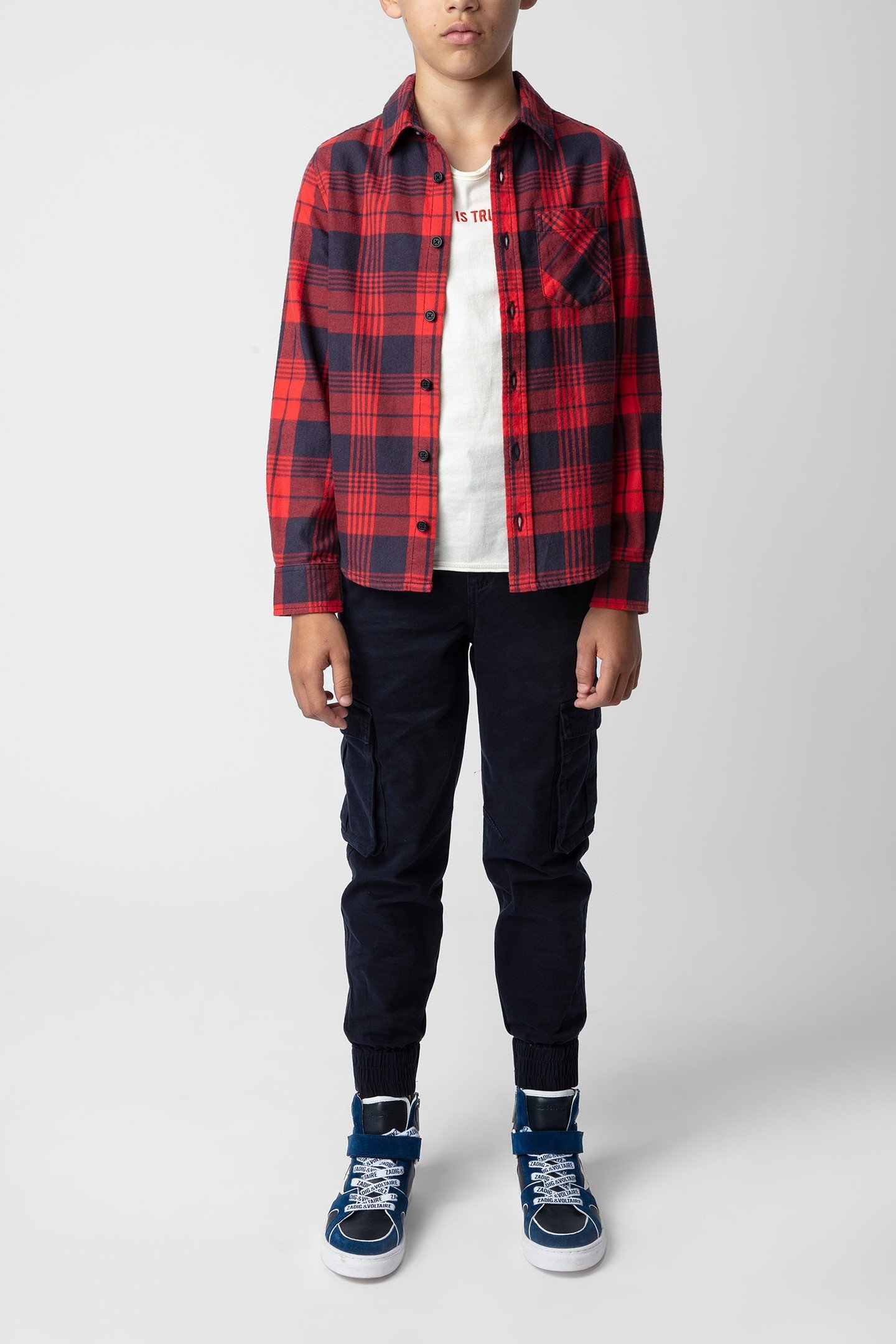 OYO BOYS SHIRT ROUGE 1