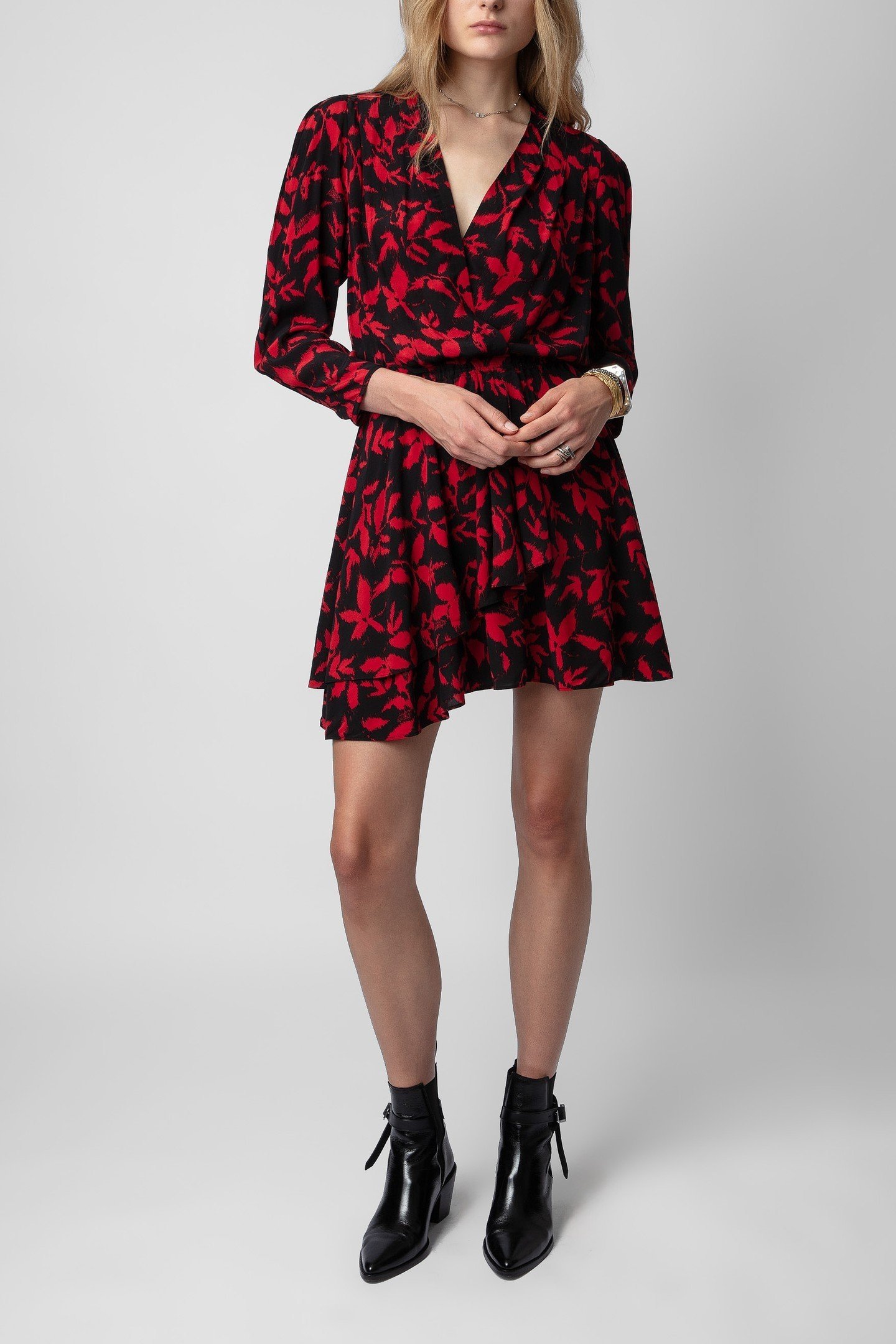 ROGERS SOFT IKAT DRESS NOIR 6