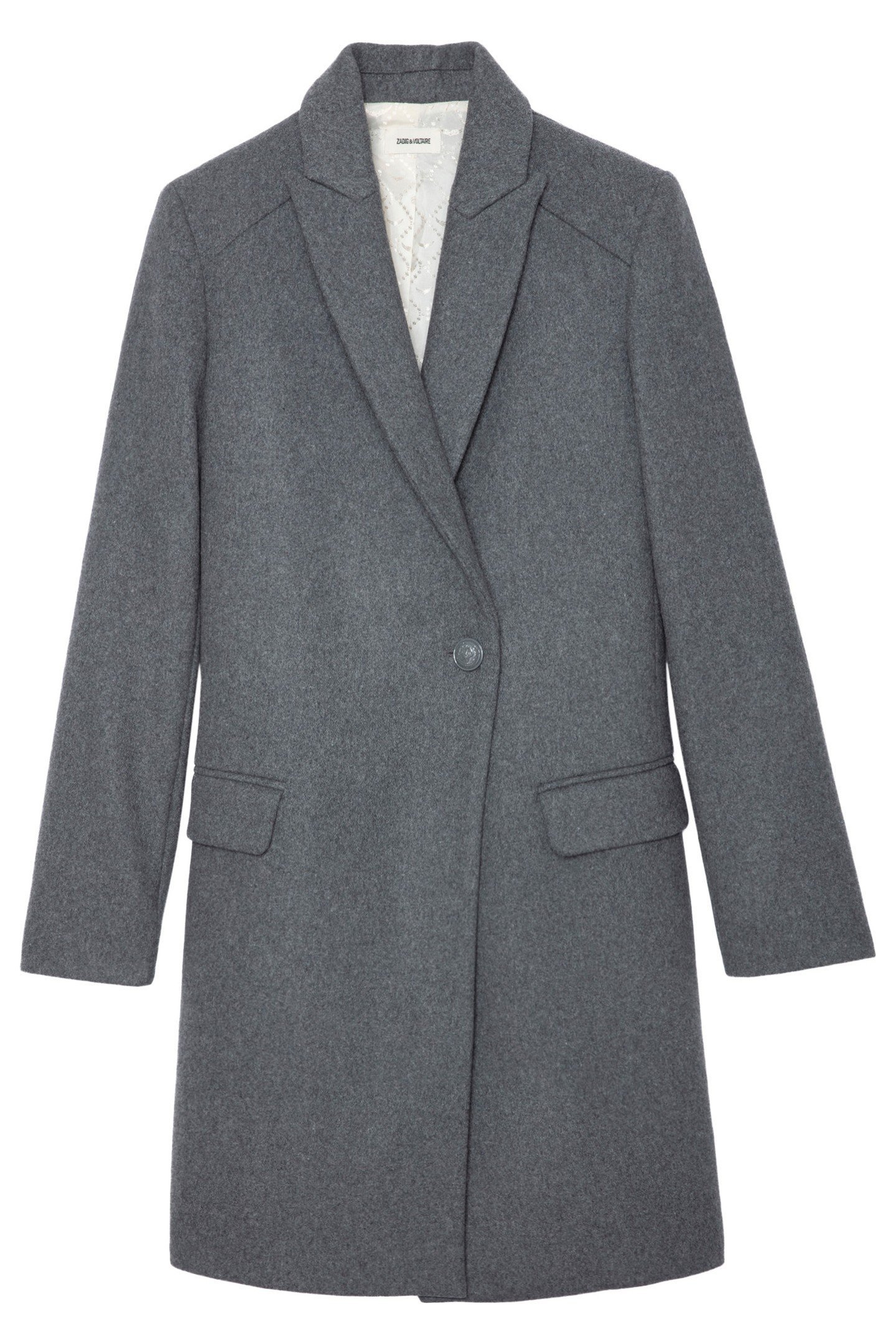 MARCO CHINE WOOL COAT GRIS CHINE 4