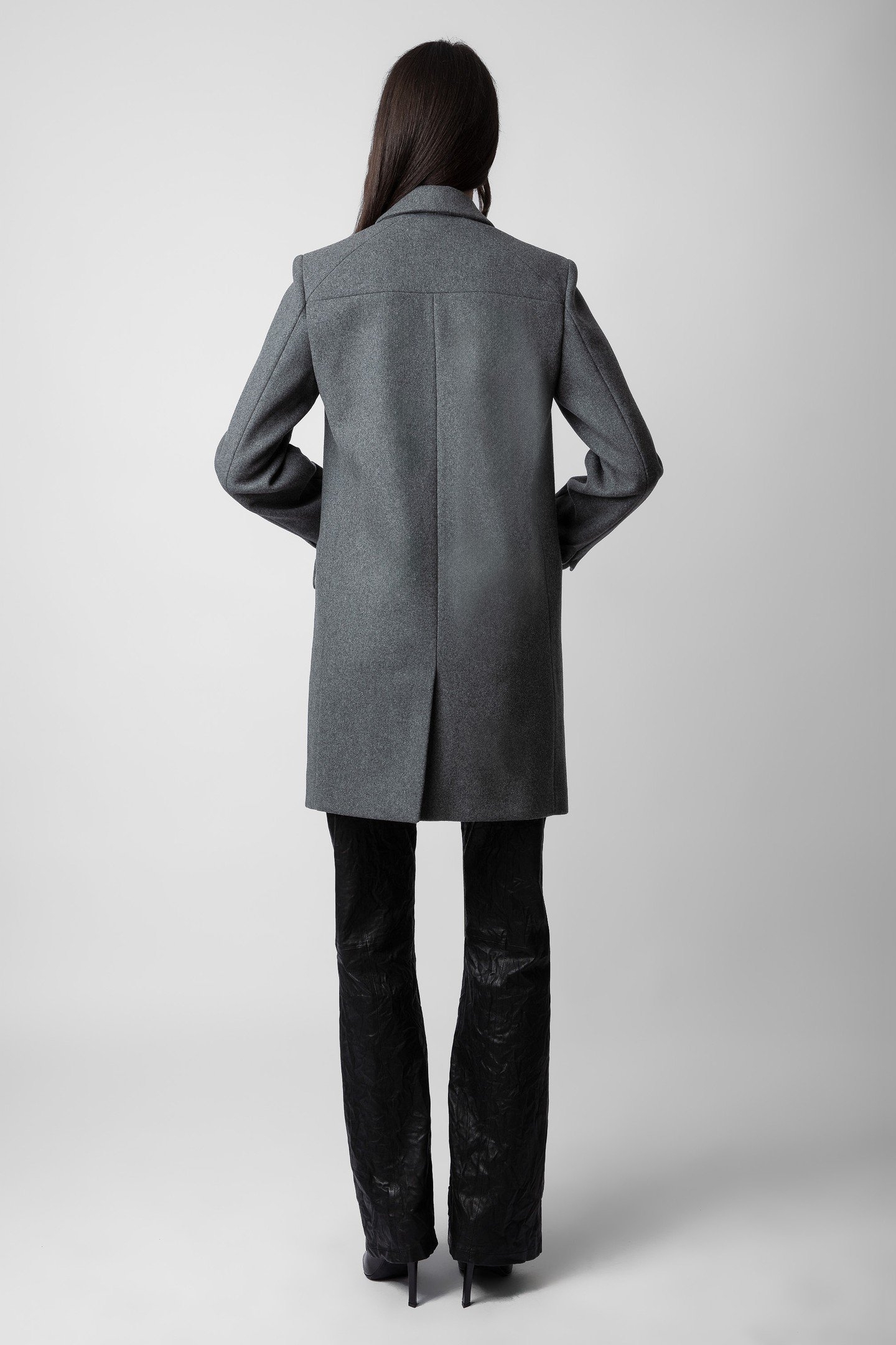 MARCO CHINE WOOL COAT GRIS CHINE 2
