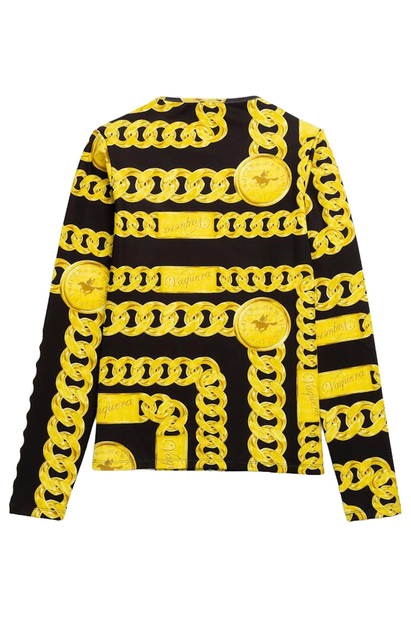 VAQUERA – CHAIN LONG-SLEEVE TOP BLACK 2
