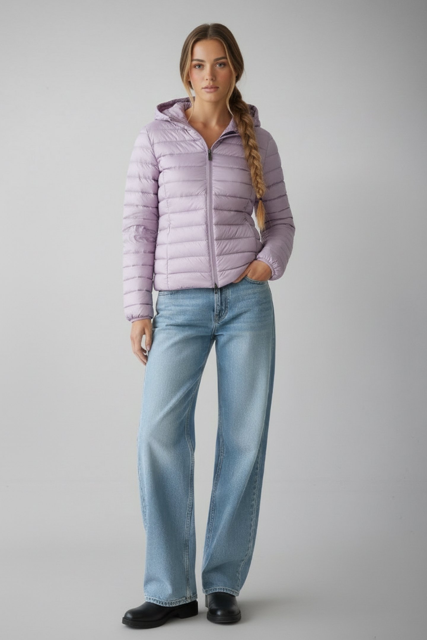 CLOE DOWN JACKET PALE PURPLE 1
