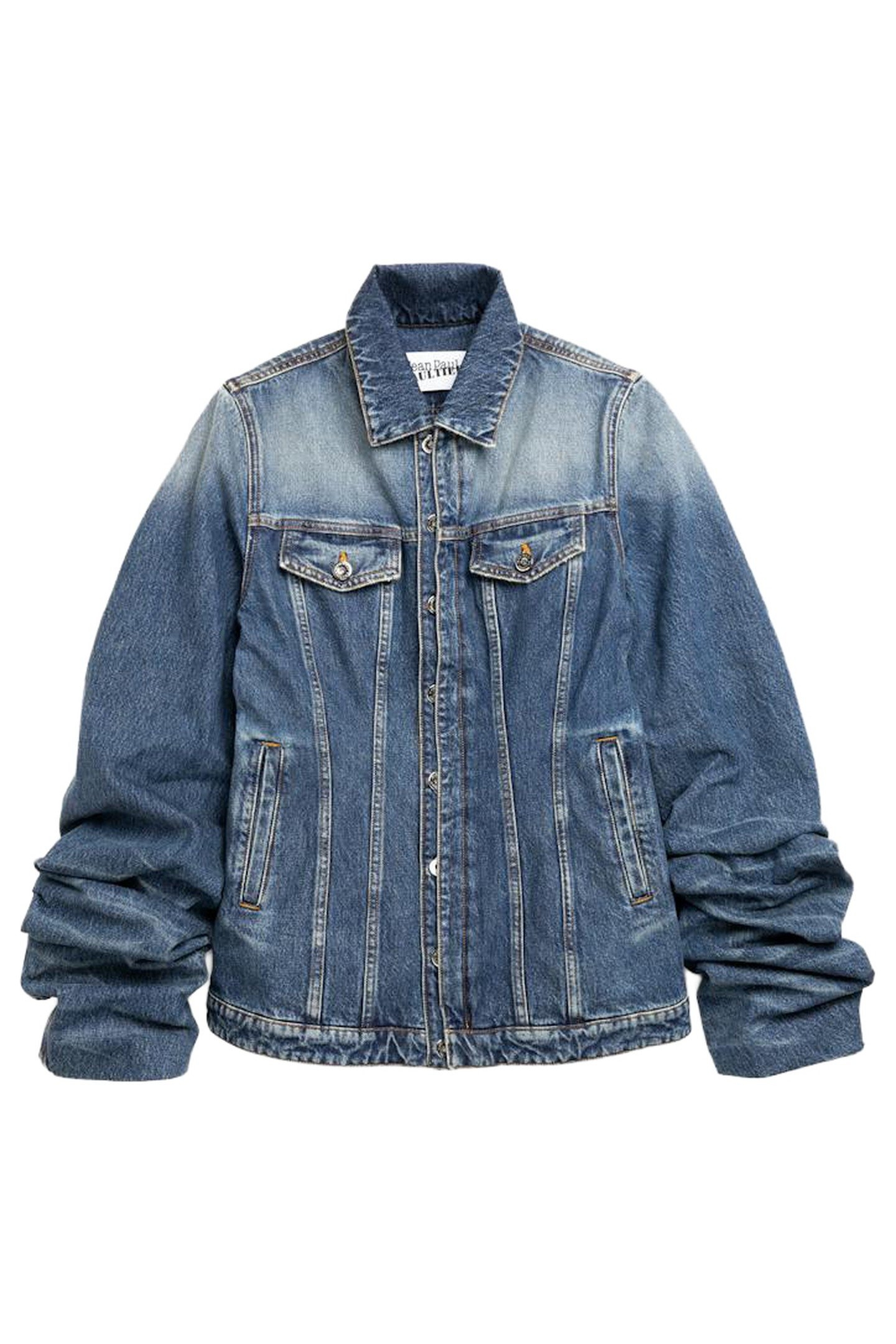 JEAN PAUL GAULTIER – DENIM JACKET WITH OVERSIZED SLEEVES 1