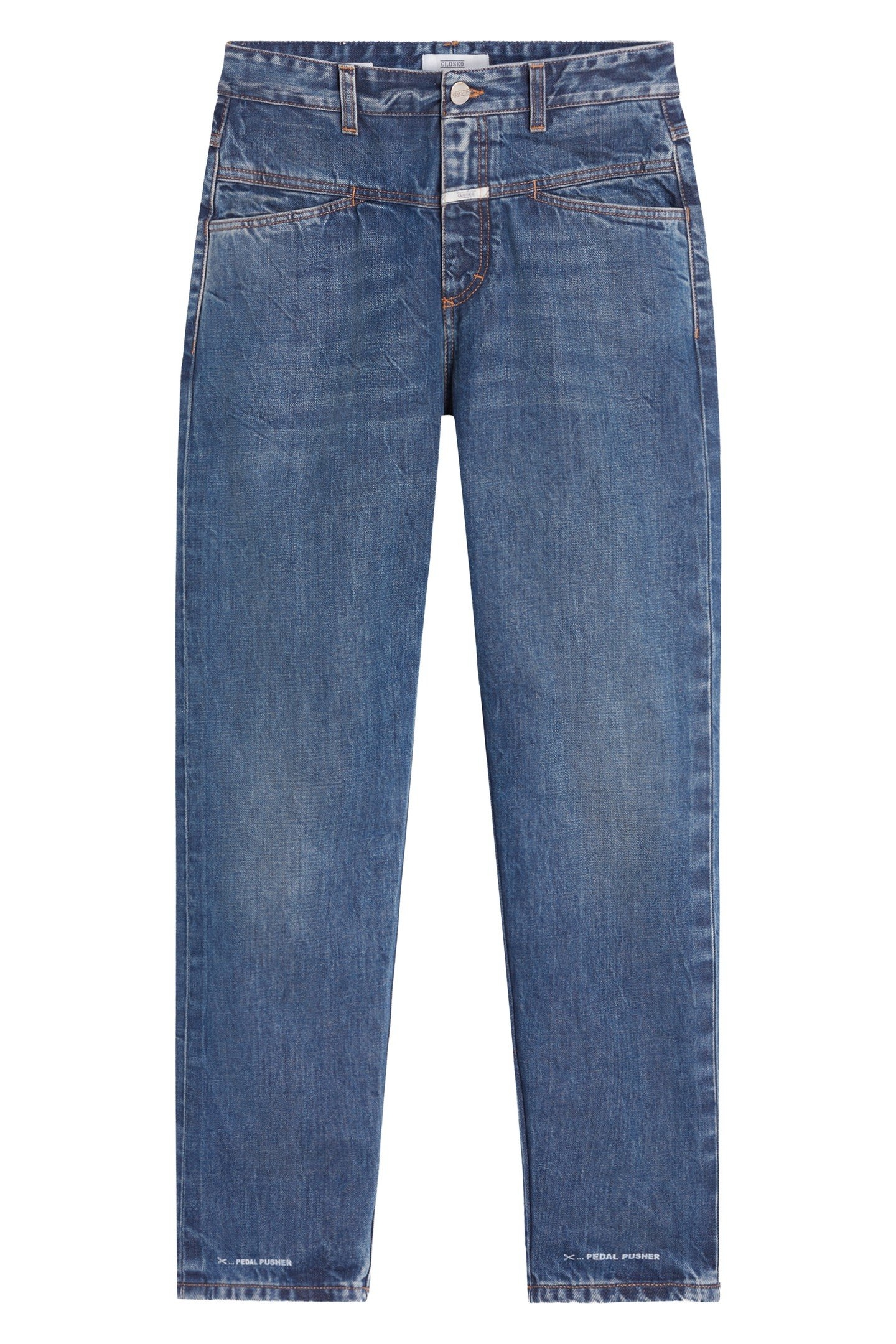 PEDAL PUSHER JEANS MID BLUE 7