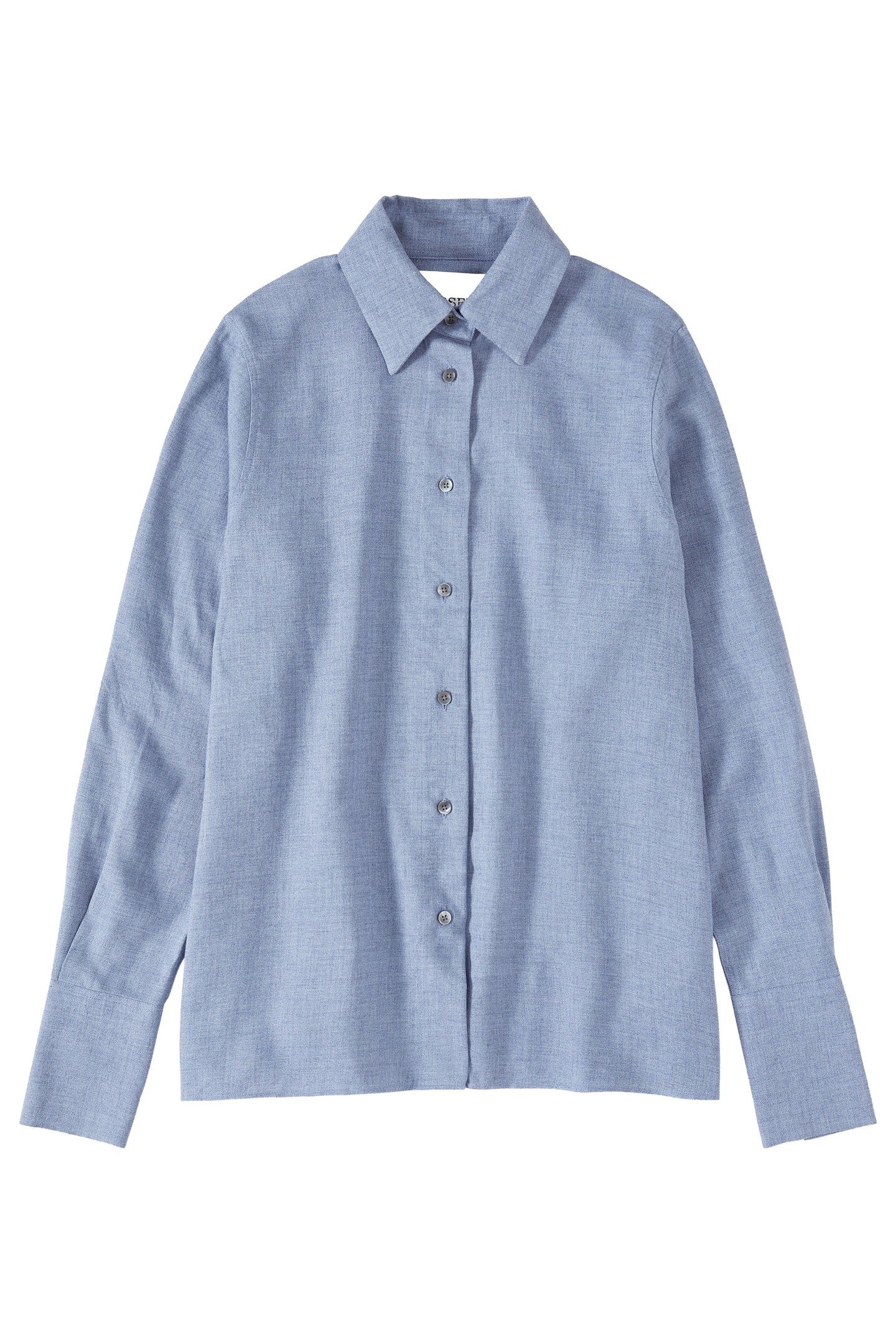 PLEAT BLOUSE SHIRT DARK NIGHT 4