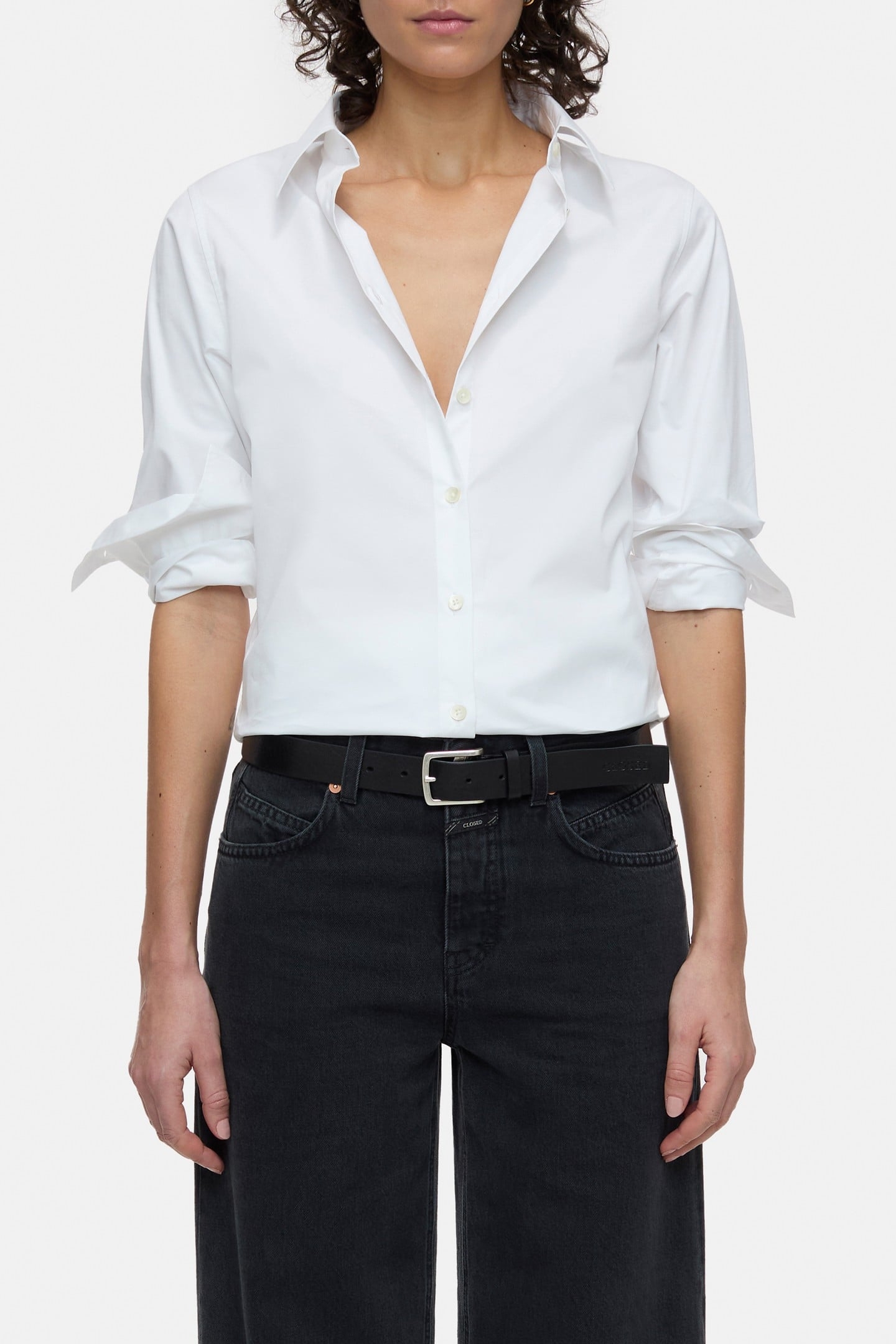 WAISTED SHIRT & BLOUSES WHITE 1