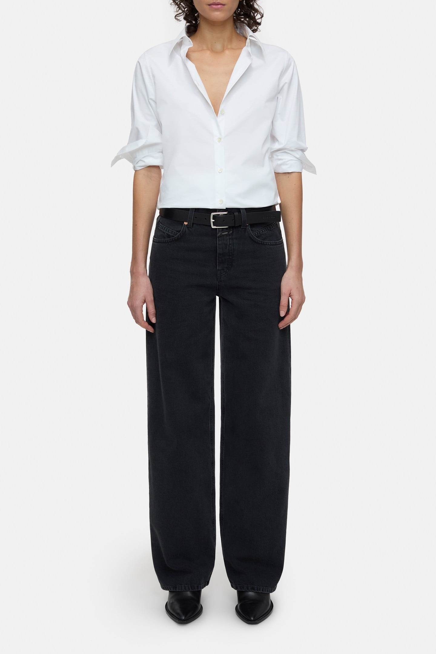 WAISTED SHIRT & BLOUSES WHITE 2