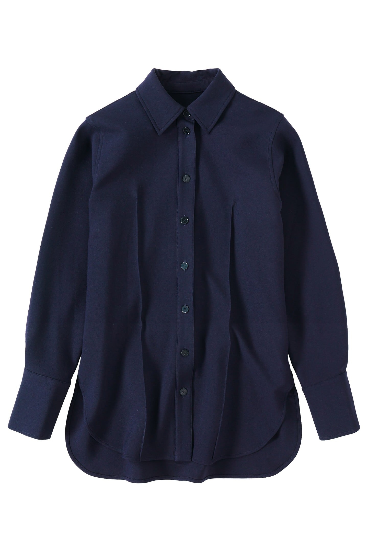 PINTUCK SHIRT BASIC SHIRTS & BLOUSES DARK NIGHT 4