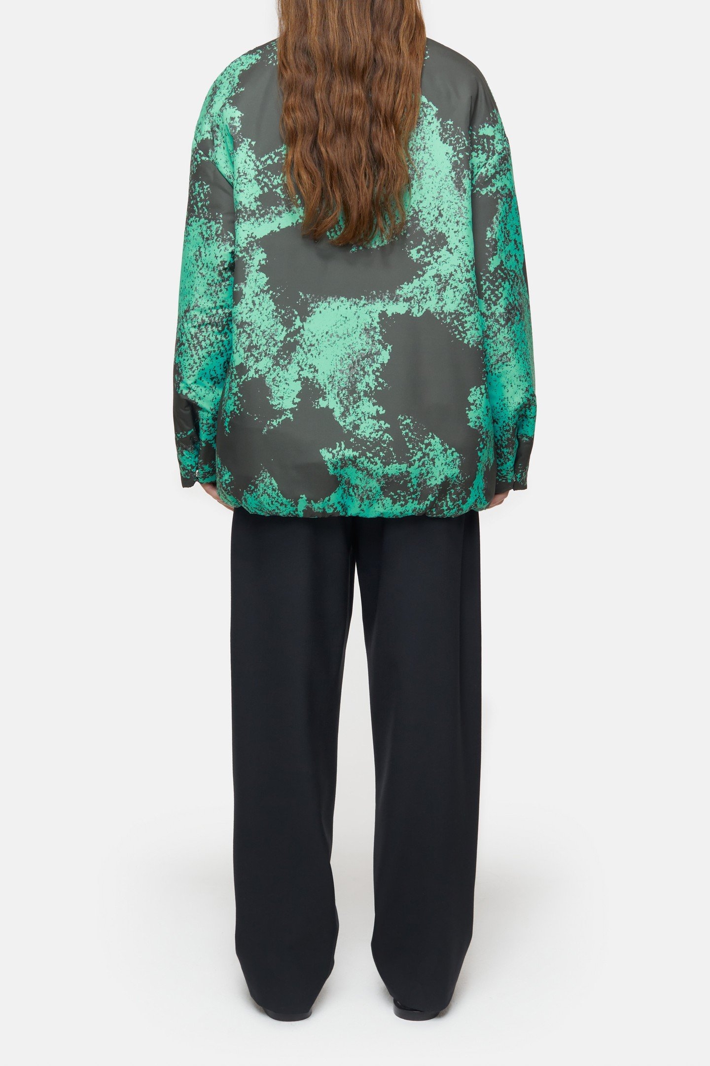 BOMBER JACKET GREEN WEED 3