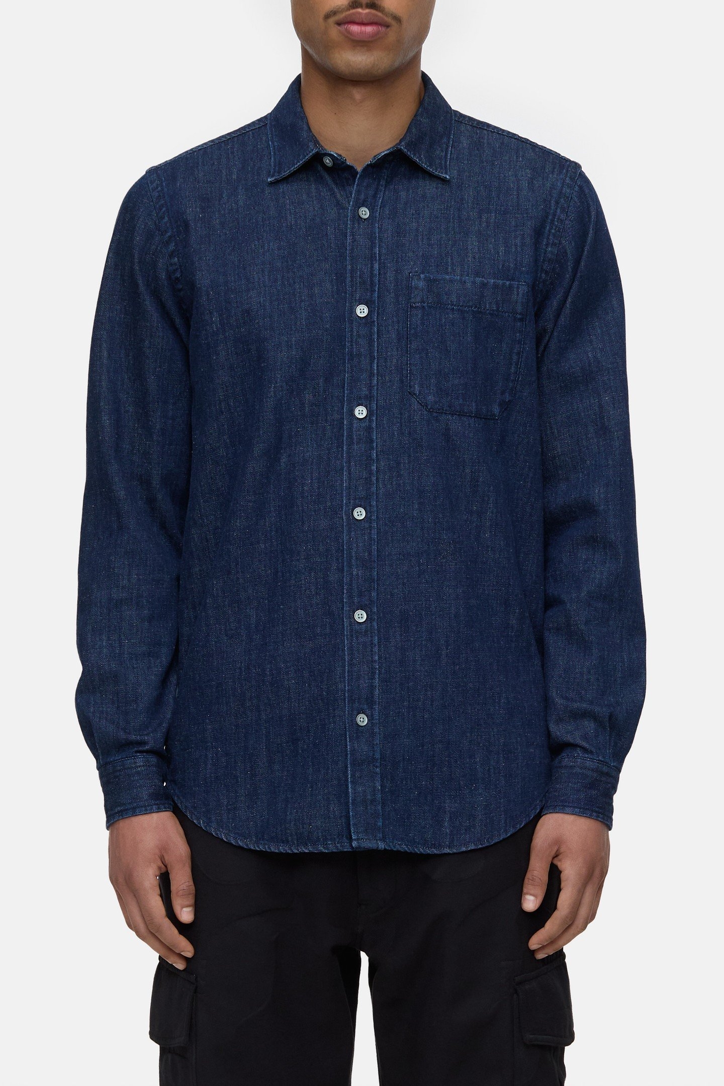 BASIC SHIRT & BLOUSES DARK BLUE 2