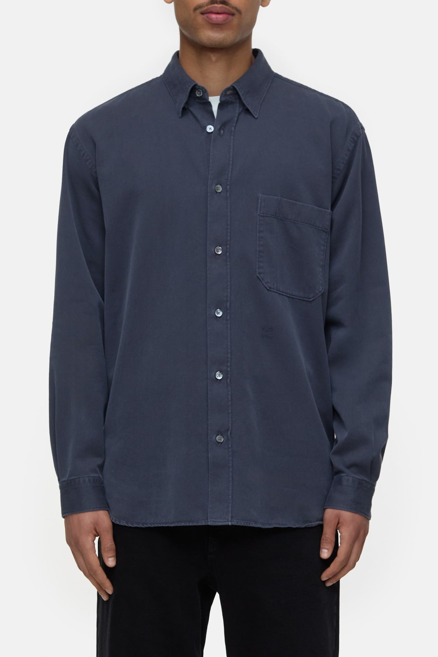 FORMAL ARMY SHIRT & BLOUSES SMOKEY BLUE 1