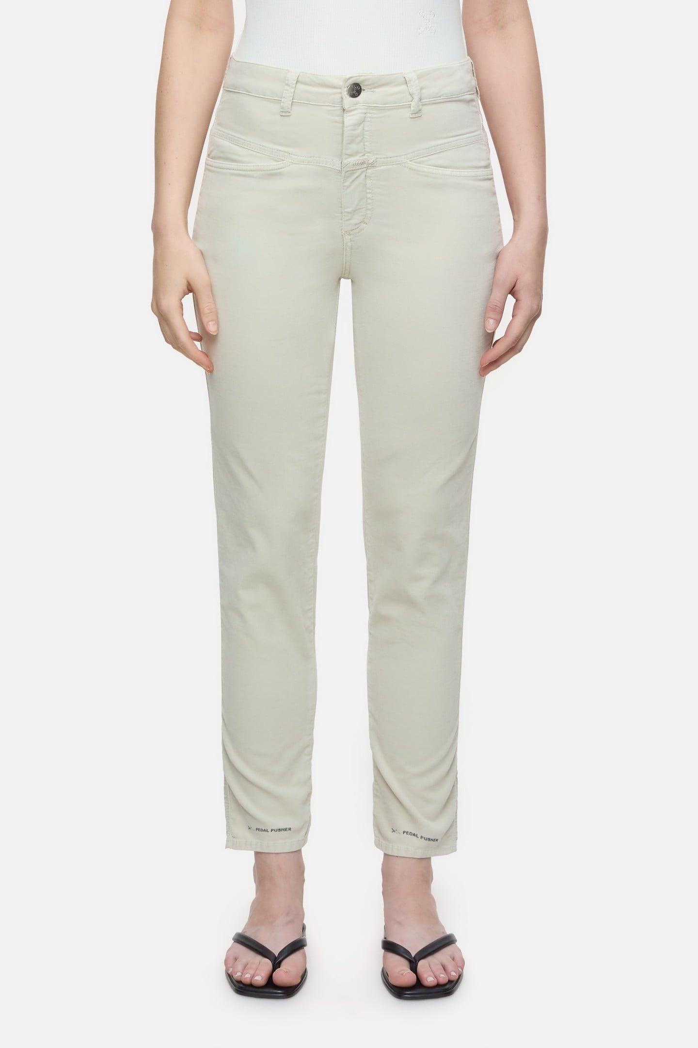 PEDAL PUSHER PANTS SABBIA BEIGE 1