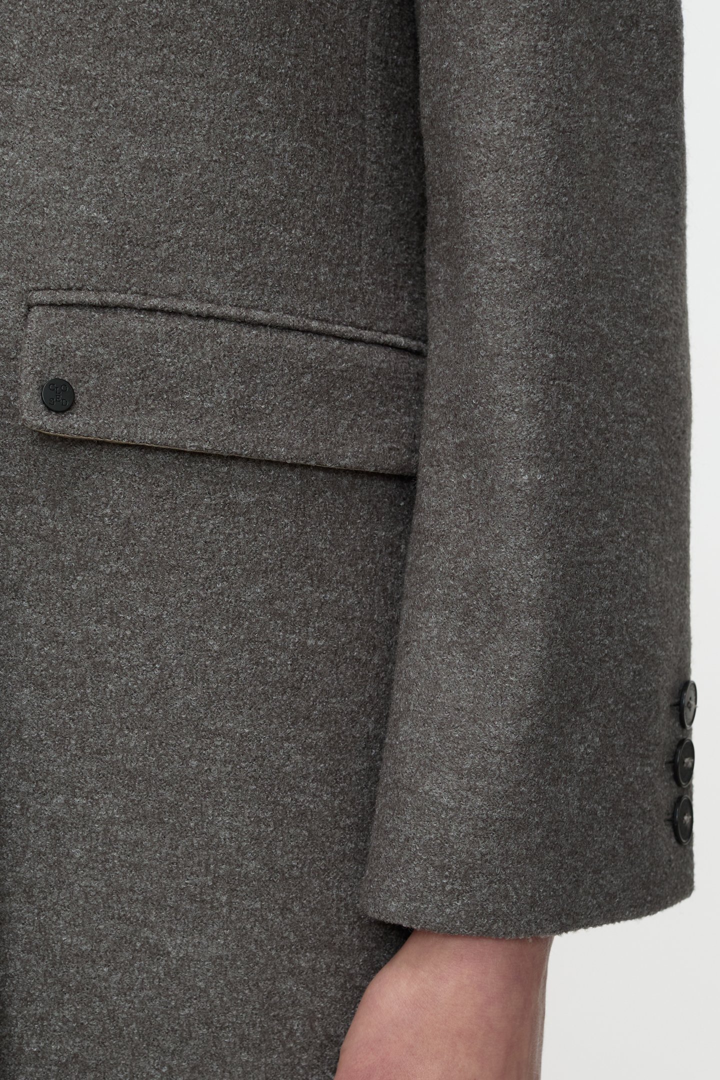 WOOL COAT JACKET HERITAGE GREY 6
