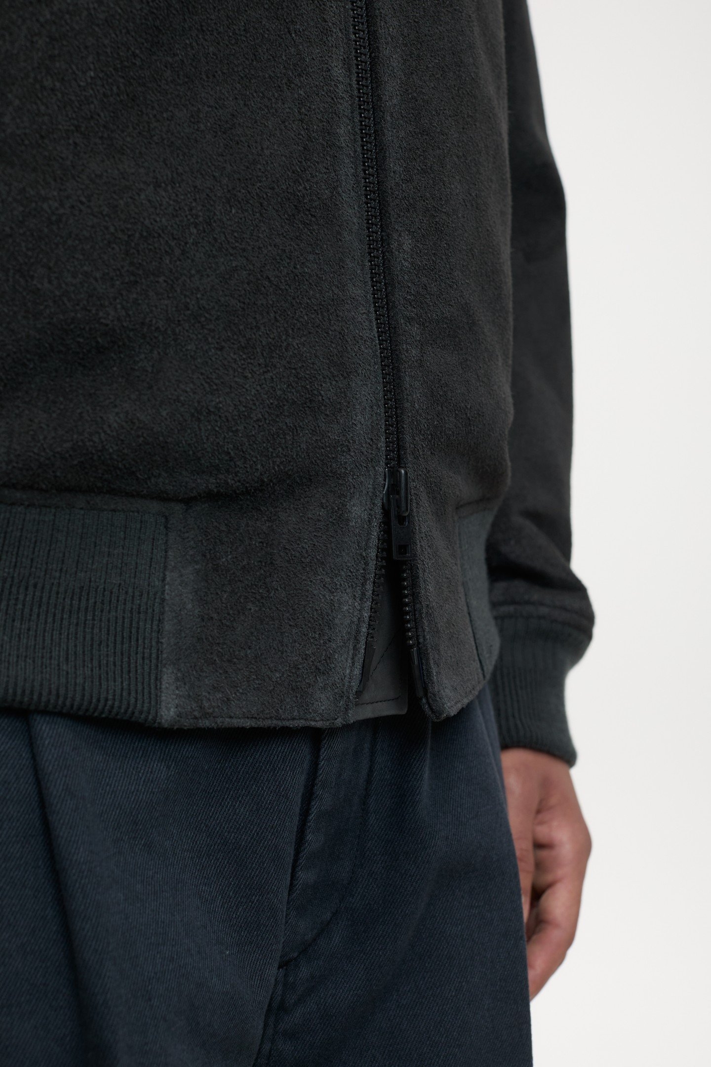 LEATHER JACKET SHADOW BLUE 7