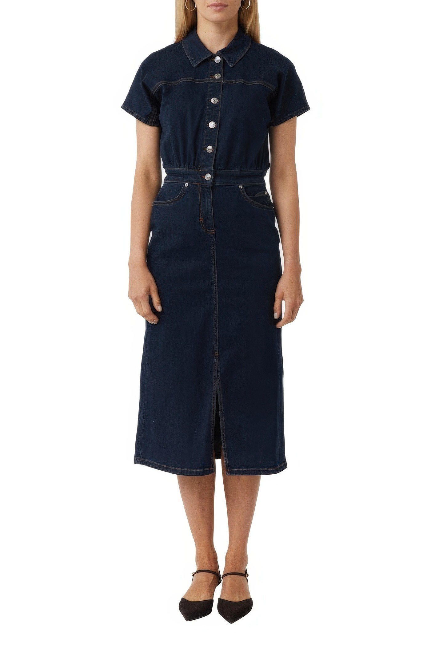 KLEIDER/EINTEILER BLUE DENIM 1