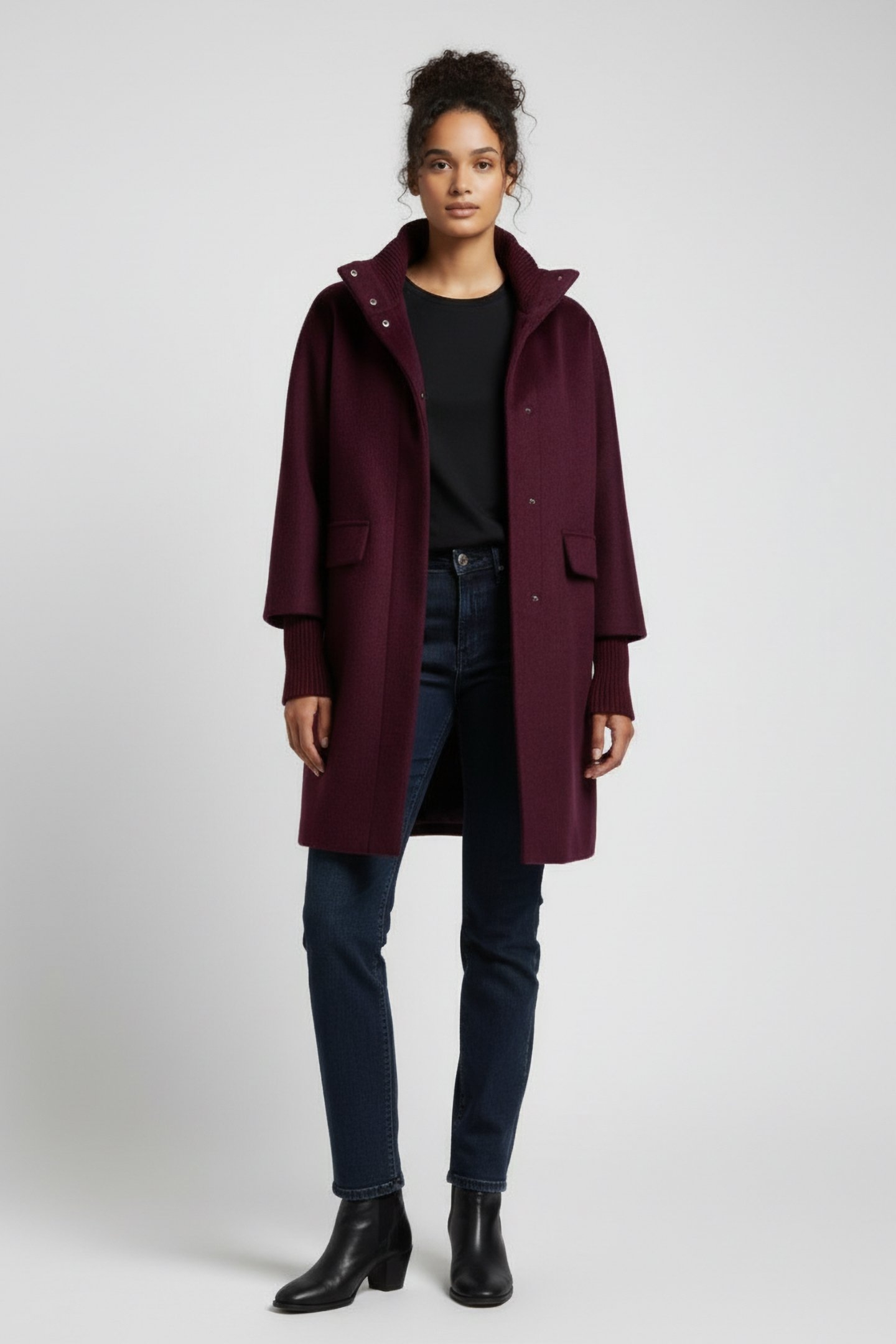 JACKEN OUTDOOR AUBERGINE 1