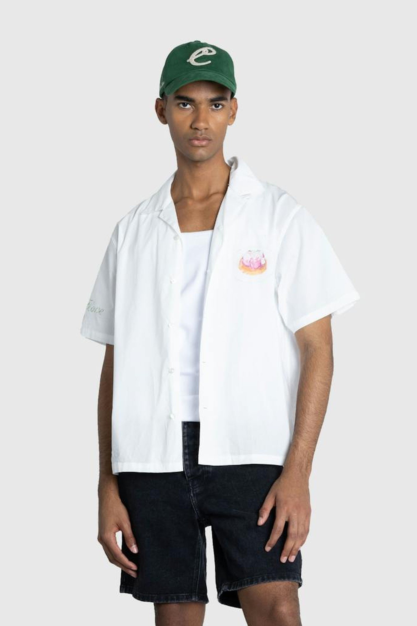 CAFÉ DE FLORE X  HIGHSNOBIETY – DESSERT SHIRT WHITE 1