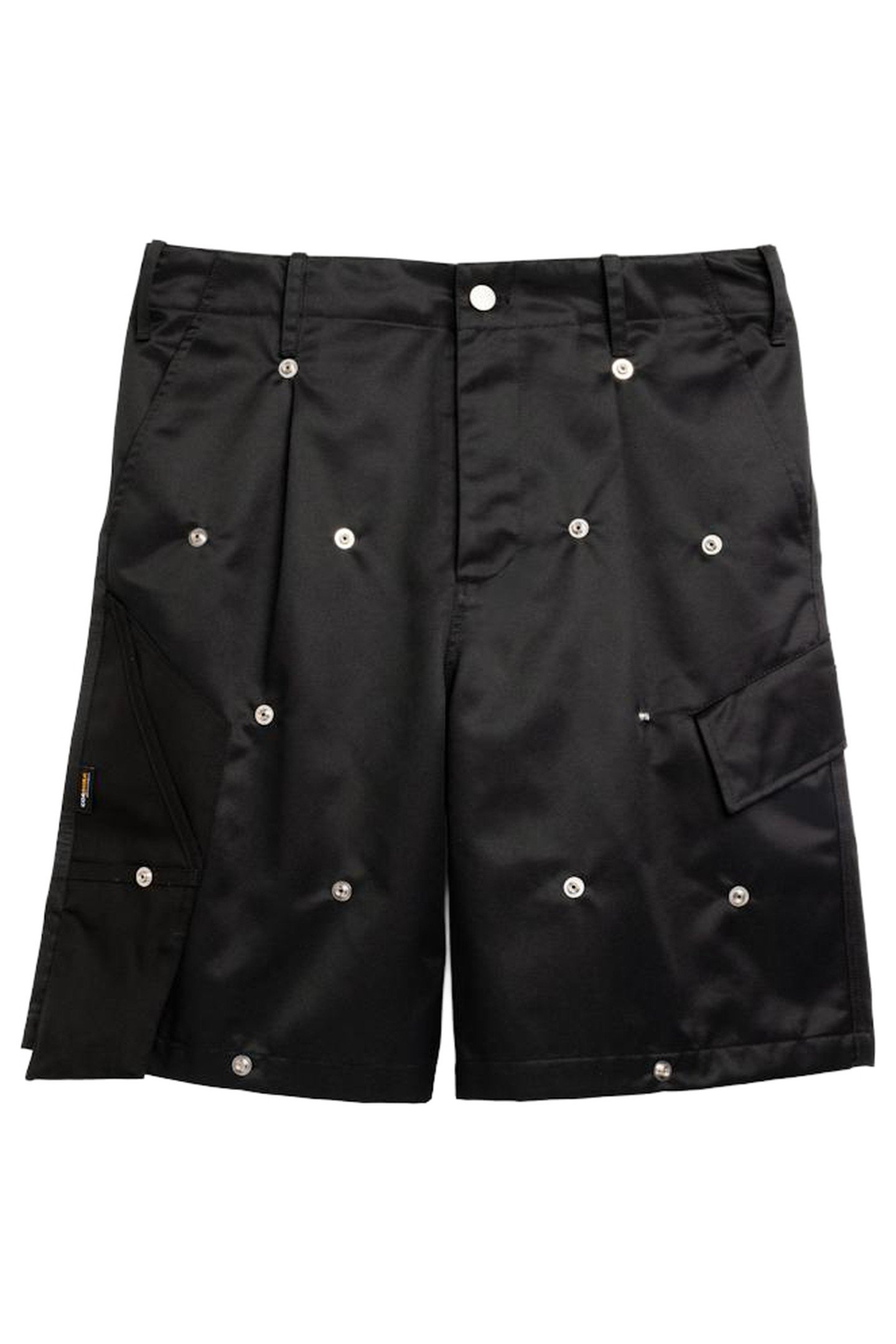 OLLY SHINDER – GARDINER SHORTS WITH STUDS BLACK 1