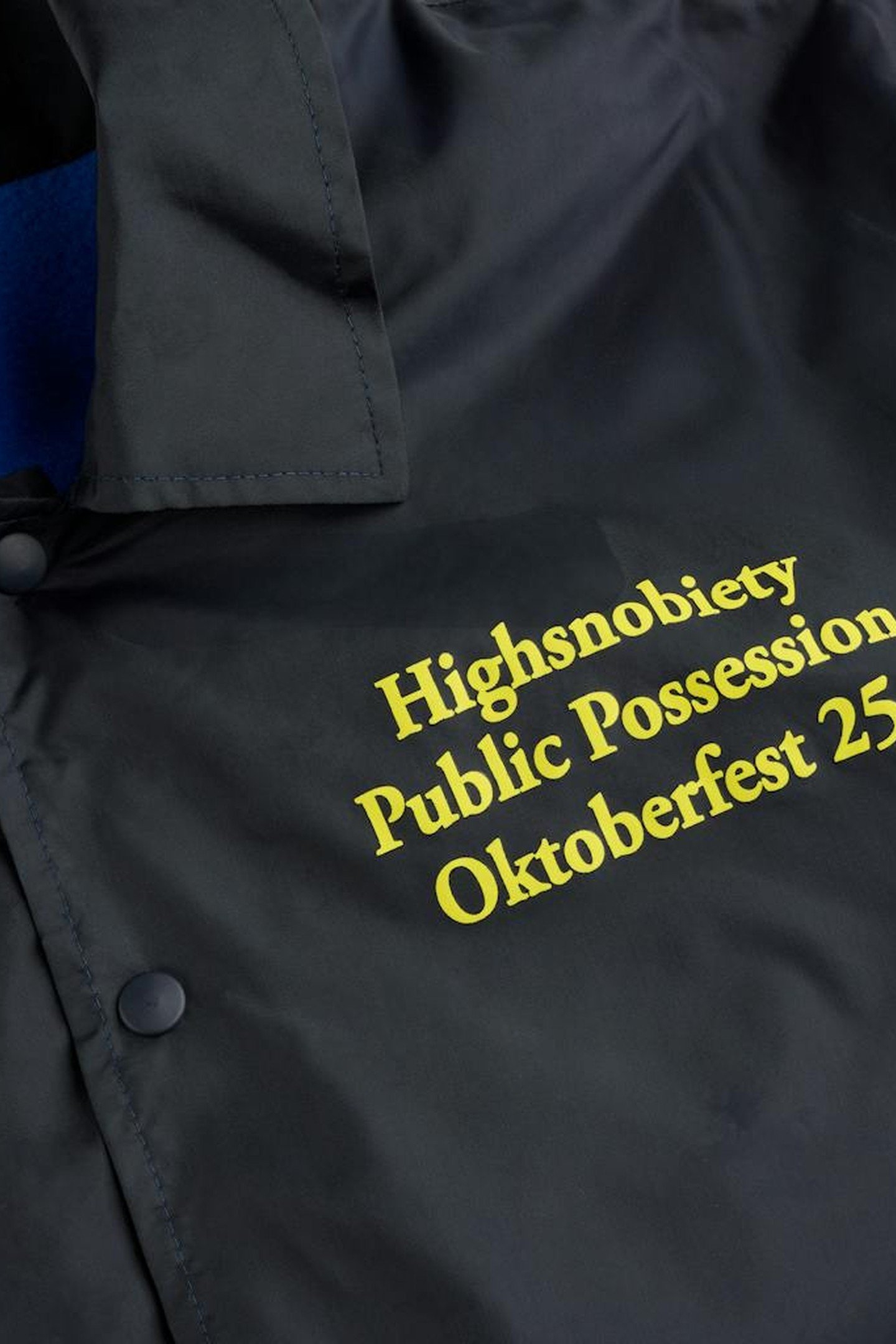 HIGHSNOBIETY X PUBLIC POSSESSION – MUSIKKAPELLE COACH JACKE 3